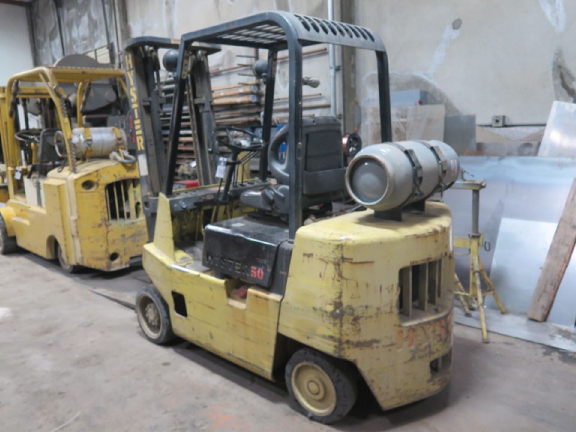 Hyster 50 5000 Lb Cap LPG Forklift w/ 2-Stage Mast, Cushion Tires (SOLD AS-IS - NO WARRANTY) - Image 2 of 10