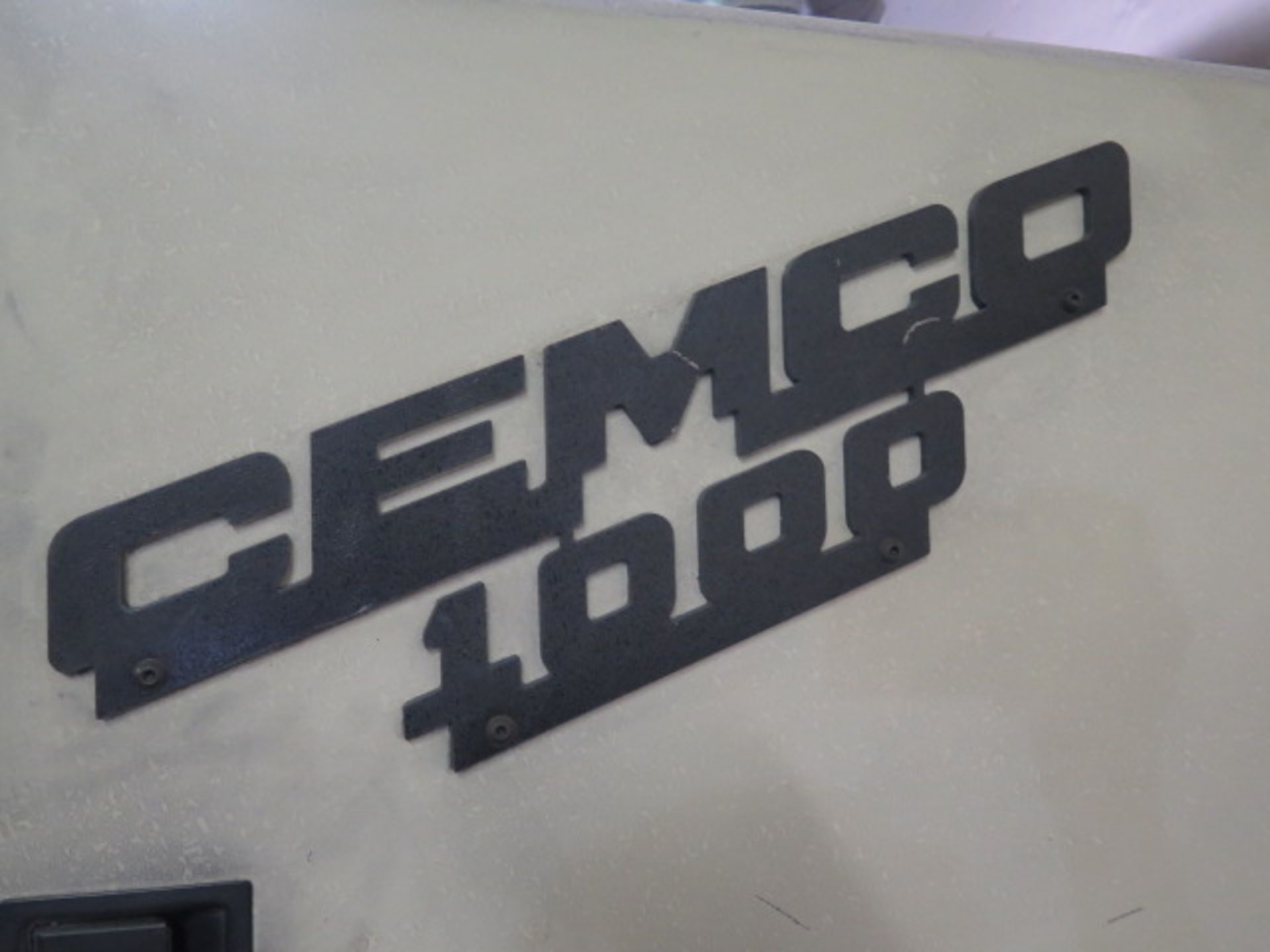 Cemco 1000 mdl. UR-1137SEMD 36" Belt Grainer s/n JR-1177-1 w/ Rand Bright dust collector, SOLD AS IS - Image 9 of 18