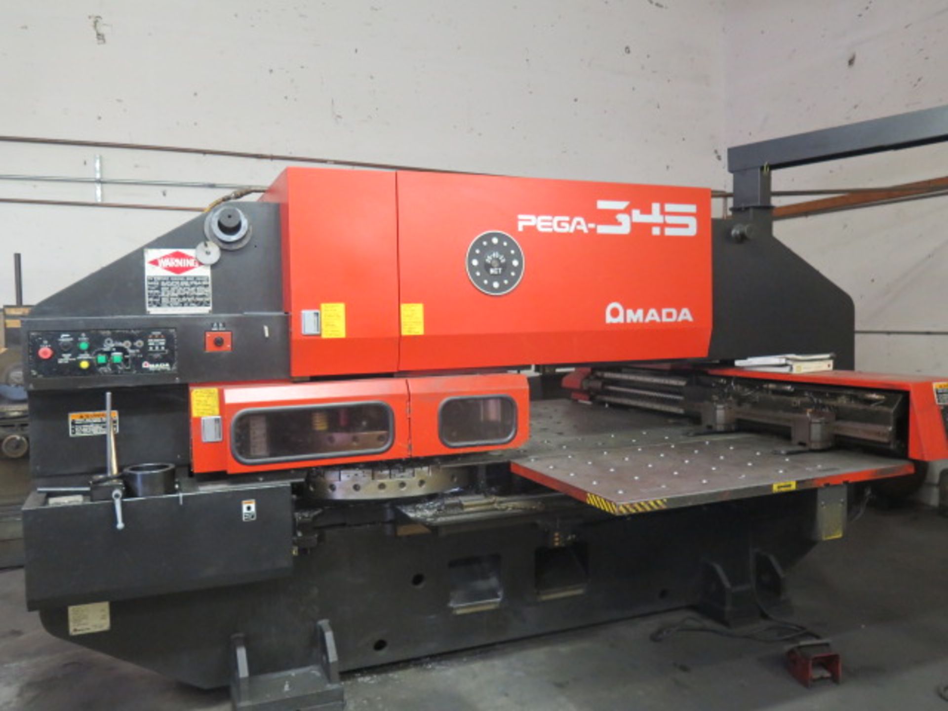 2001 Amada PEGA-345 mdl. PEGA304050 30 Ton 58-Station CNC Turret Punch Press s/n AQ450363,SOLD AS IS - Image 2 of 16