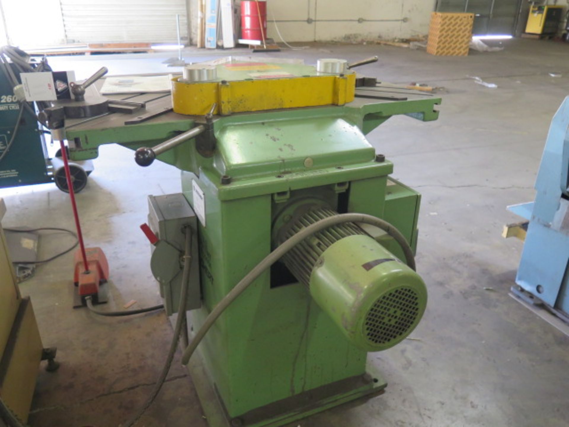 Boschert mdl. PN4 9" x 9" Hydraulic Power Notcher s/n 7645 w/ Fence System SOLD AS-IS - Image 11 of 14