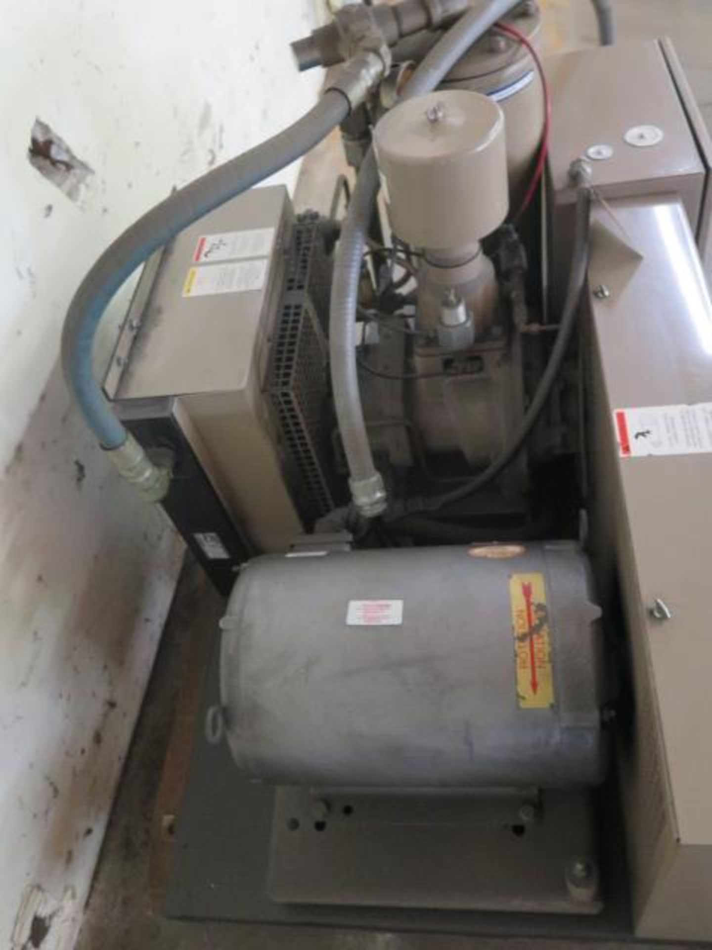 LeRoi compare CL25CUB 25Hp Rotary Vane Air Compressor s/n V9E7493X193 w/ 20,601 Hrs, SOLD AS-IS - Image 4 of 7
