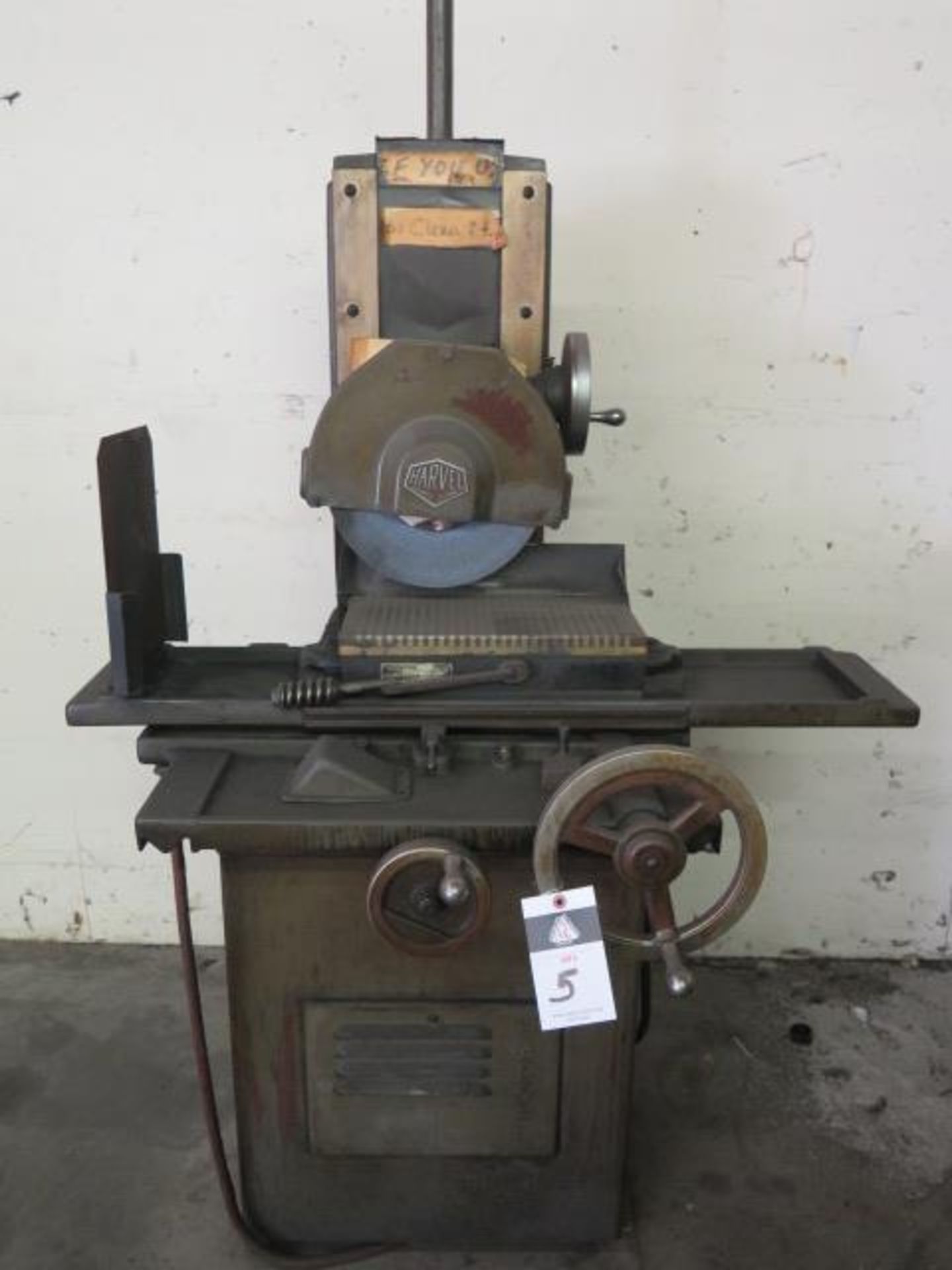 Harvel 8" x 15" Surface Grinder w/ Magnetic Chuck (SOLD AS-IS - NO WARRANTY)
