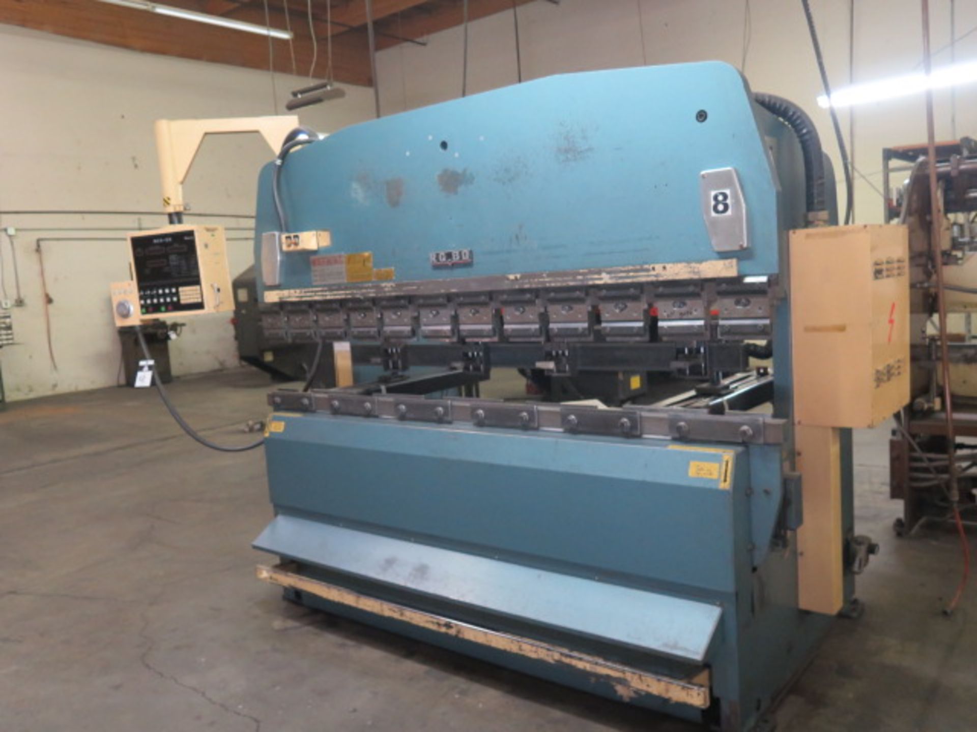 Amada RG-80 80 Ton x 8' CNC Press Brake s/n 807063 w/ Amada NC9-EX Controls, 94.6" Table, SOLD AS IS - Image 2 of 13