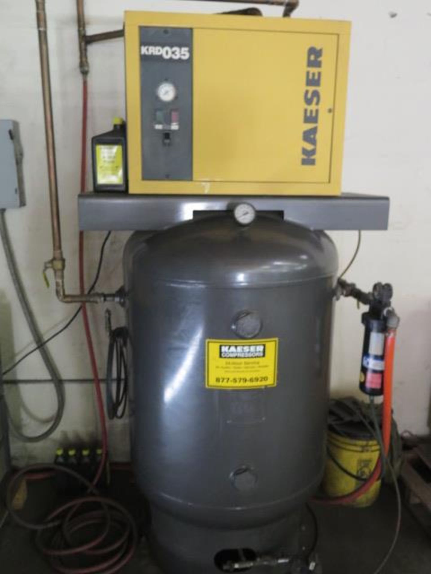 2006 Kaeser SM11 10Hp Rotary Air Compressor s/n 1220 w/ Dig Controls, 42 CFM @ 110 PSIG31,SOLD AS IS - Image 10 of 15