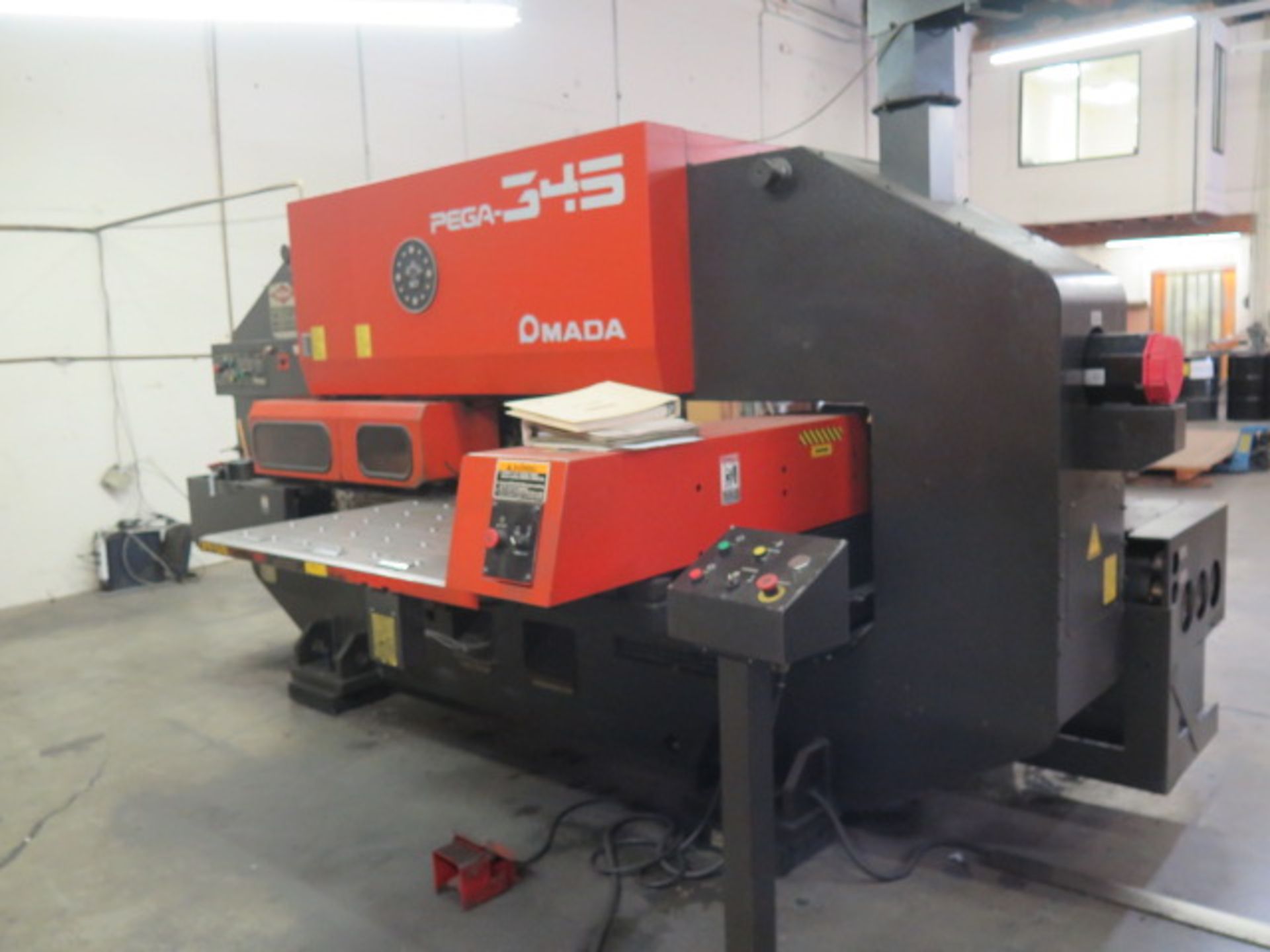 2000 Amada PEGA-345 mdl. PEGA304050 30 Ton 58-Station CNC Turret Punch Press s/n AQ450346,SOLD AS IS - Image 3 of 19