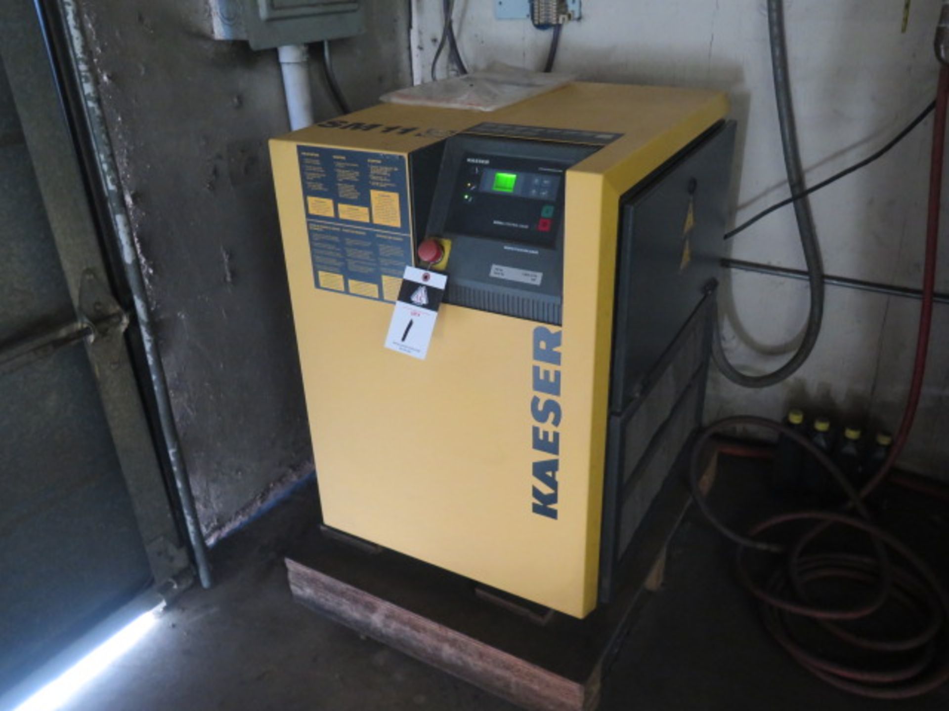 2006 Kaeser SM11 10Hp Rotary Air Compressor s/n 1220 w/ Dig Controls, 42 CFM @ 110 PSIG31,SOLD AS IS - Image 2 of 15