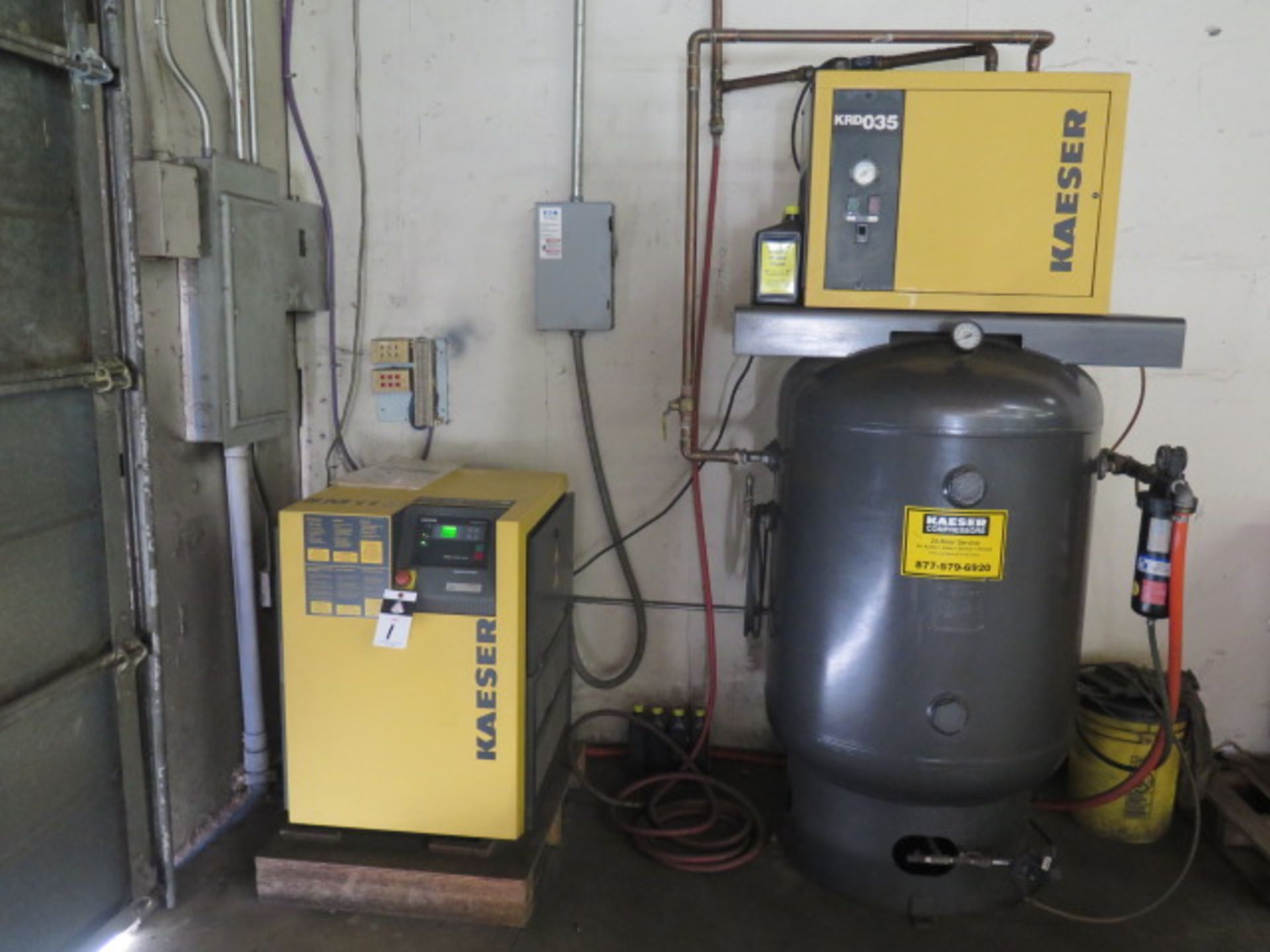 2006 Kaeser SM11 10Hp Rotary Air Compressor s/n 1220 w/ Dig Controls, 42 CFM @ 110 PSIG31,SOLD AS IS