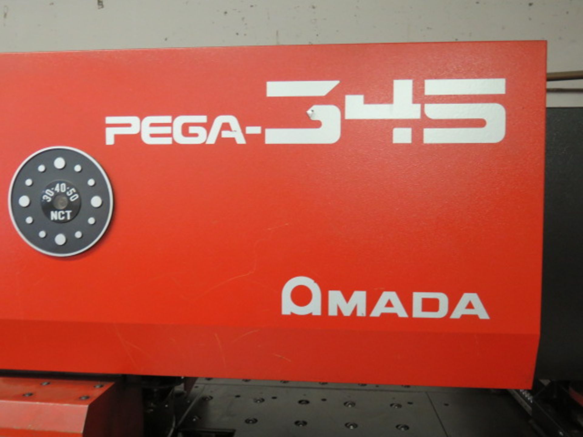 2001 Amada PEGA-345 mdl. PEGA304050 30 Ton 58-Station CNC Turret Punch Press s/n AQ450363,SOLD AS IS - Image 12 of 16