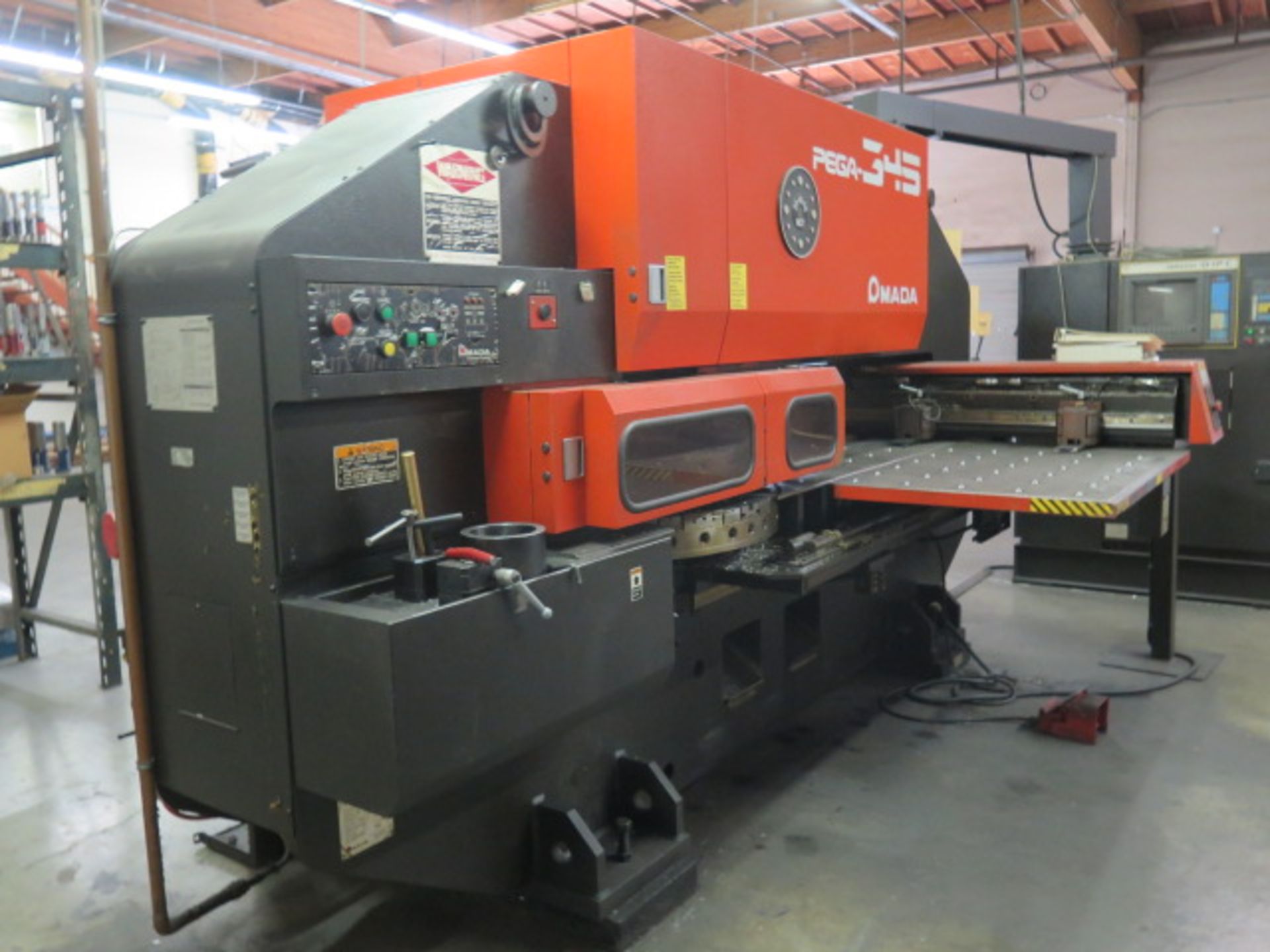 2000 Amada PEGA-345 mdl. PEGA304050 30 Ton 58-Station CNC Turret Punch Press s/n AQ450346,SOLD AS IS - Image 4 of 19