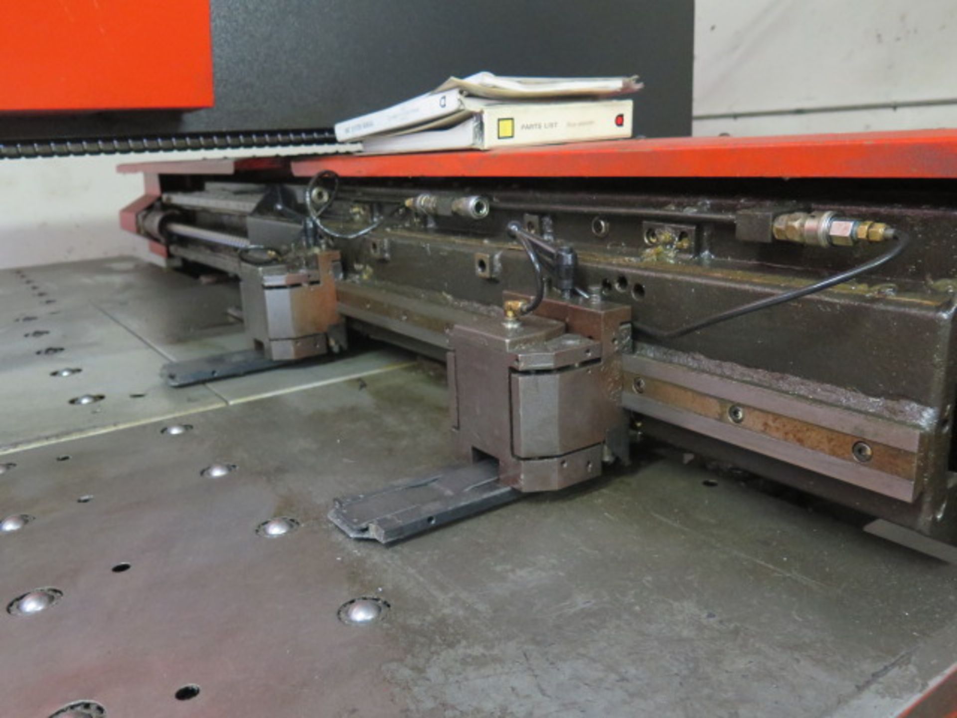 2001 Amada PEGA-345 mdl. PEGA304050 30 Ton 58-Station CNC Turret Punch Press s/n AQ450363,SOLD AS IS - Image 4 of 16