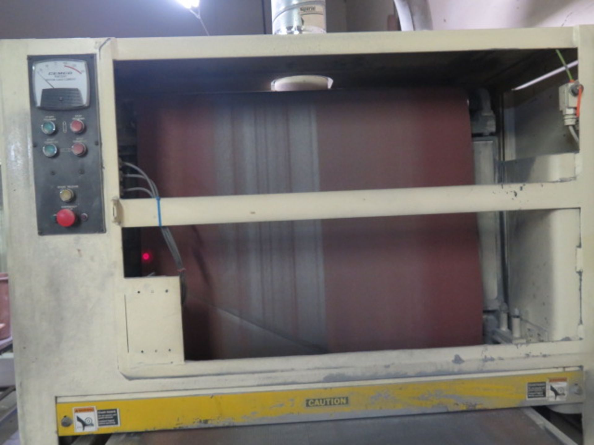 Cemco 1000 mdl. UR-1137SEMD 36" Belt Grainer s/n JR-1177-1 w/ Rand Bright dust collector, SOLD AS IS - Image 7 of 18
