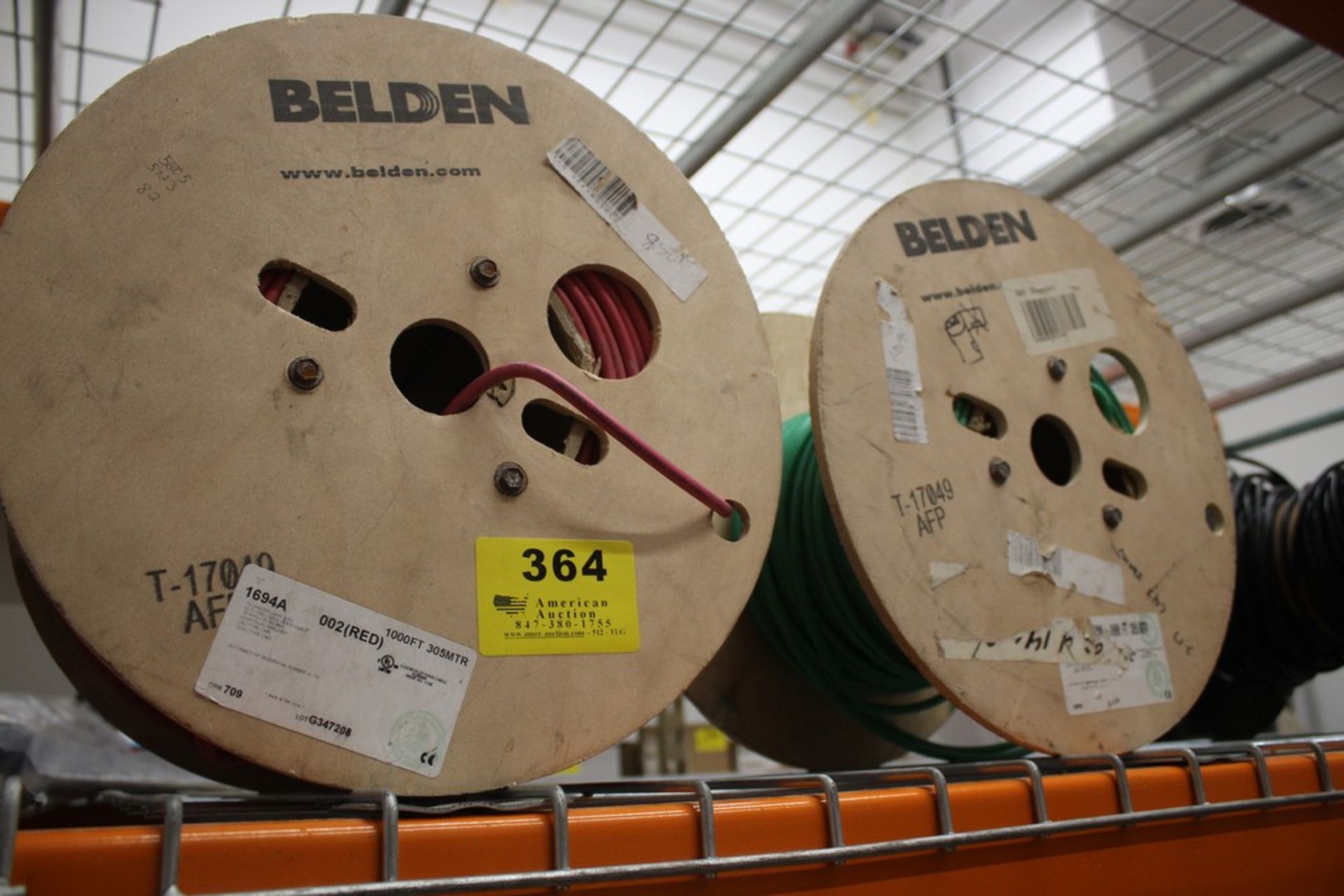 (2) SPOOLS OF BELDEN PRECISION VIDEO CABLE
