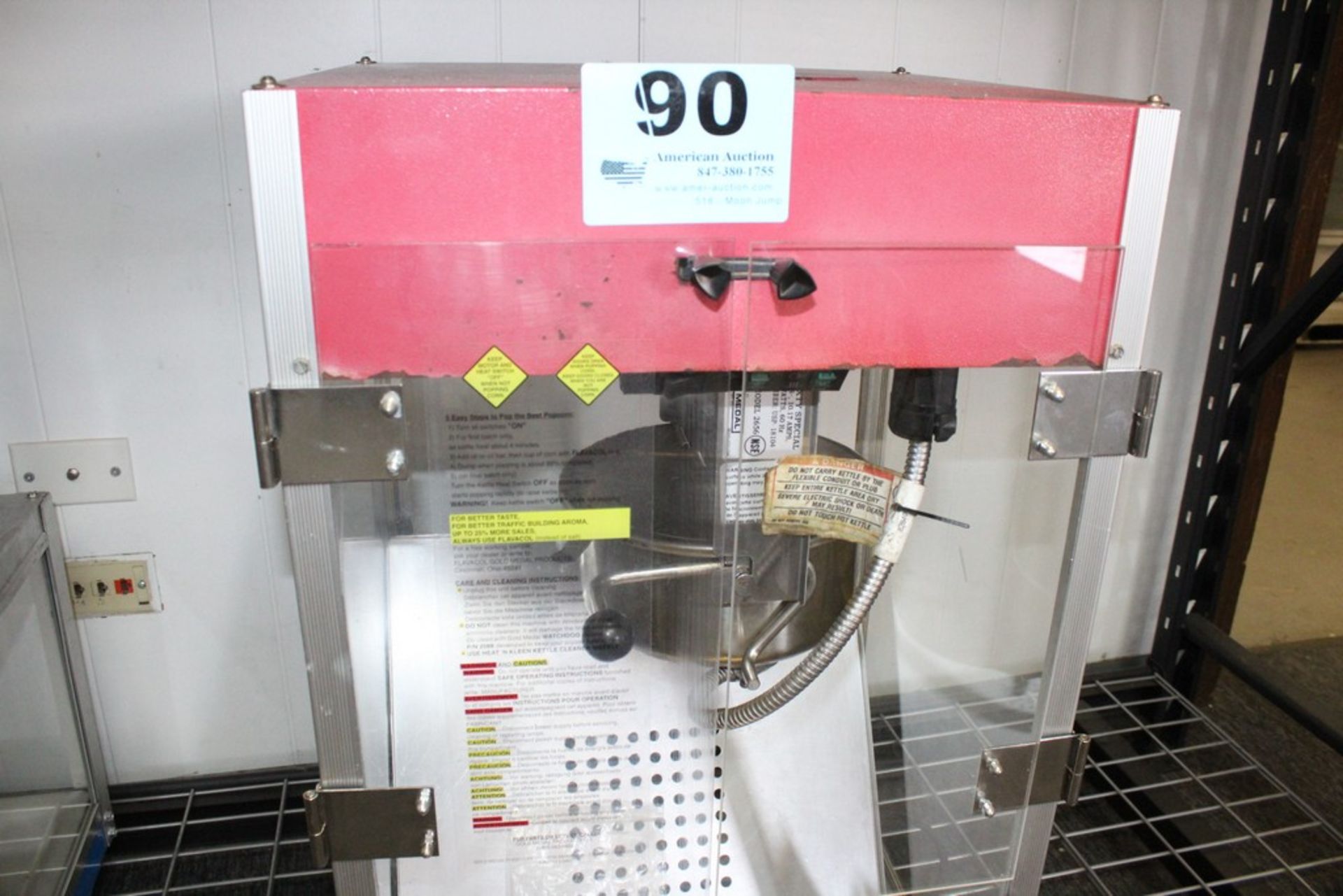 GOLD MEDAL POPCORN MACHINE - Image 2 of 2