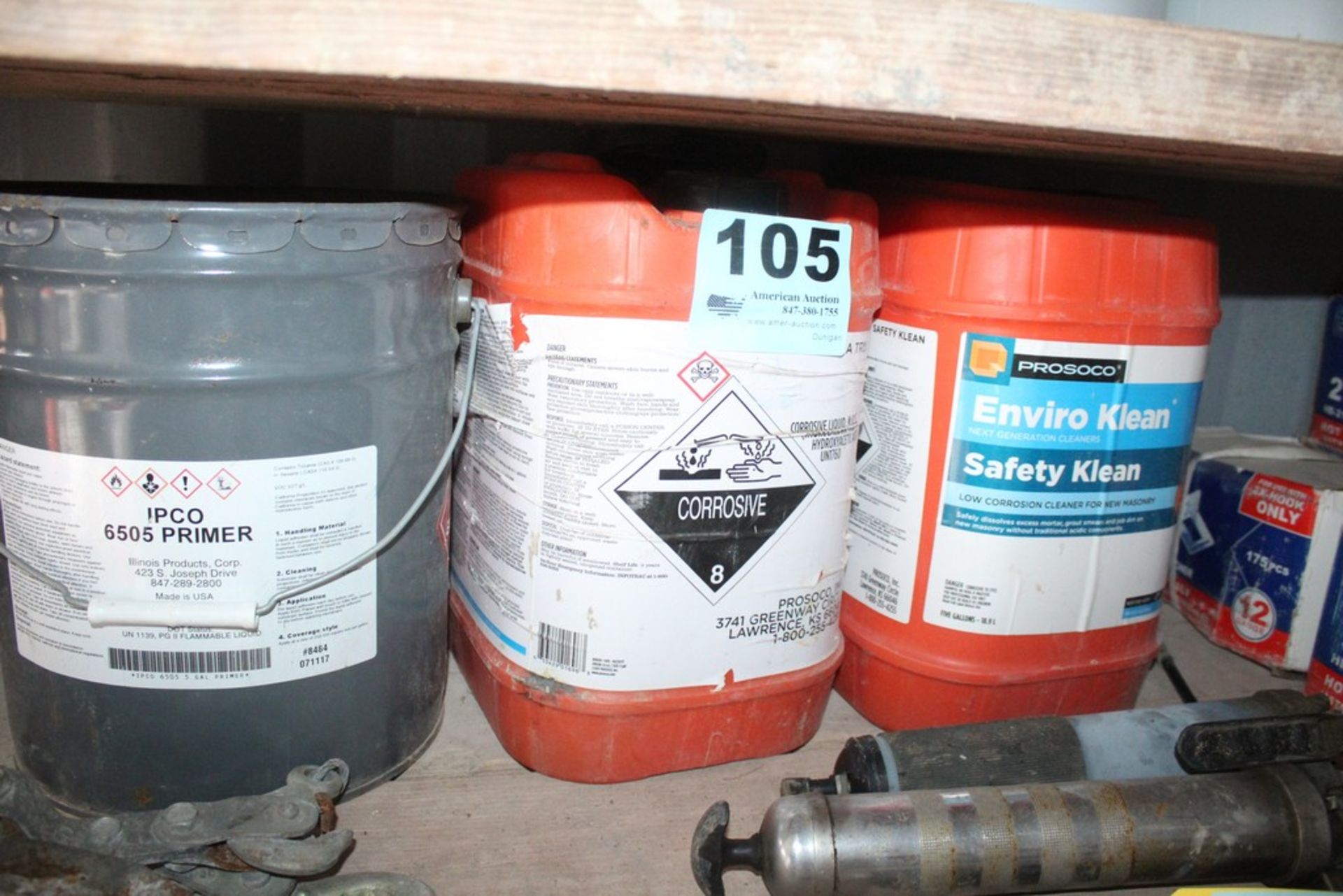 SAFETY KLEAN AND PRIMER IN (3) PAILS