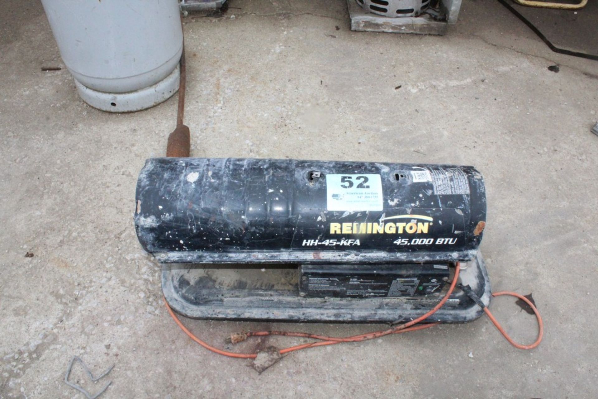 REMINGTON MH-45-KFA 45,000 BTU KEROSENE TORPEDO HEATER