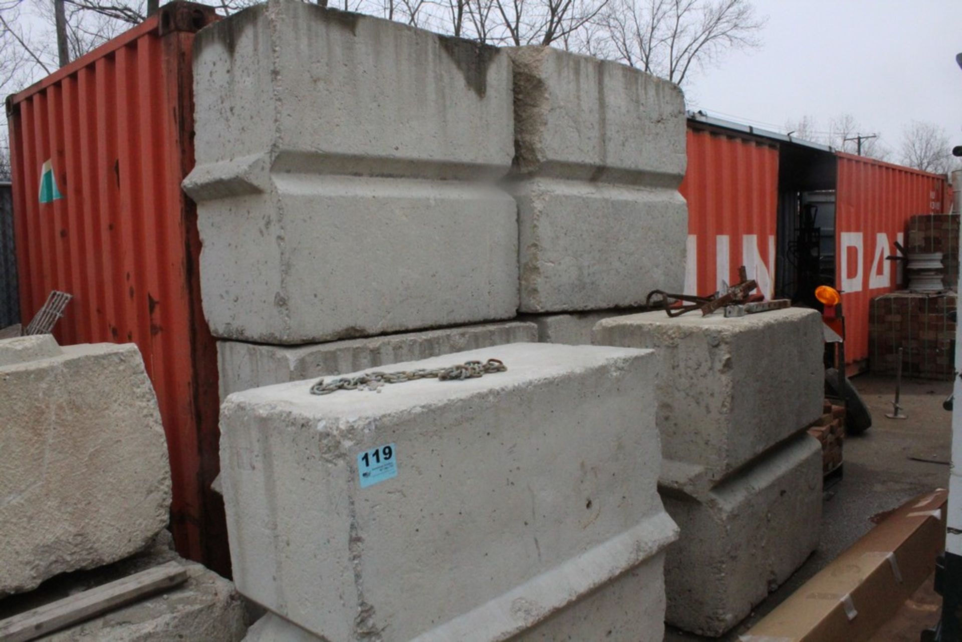 (16) CEMENT BLOCKS 7-4' X 2' X 4' AND 9 - Image 2 of 3