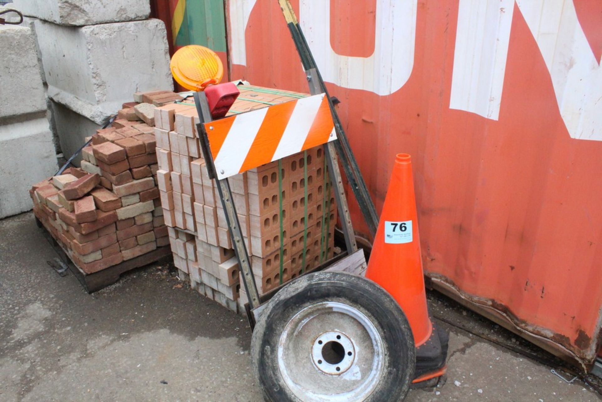 SAFETY CONES AND BARRICADE