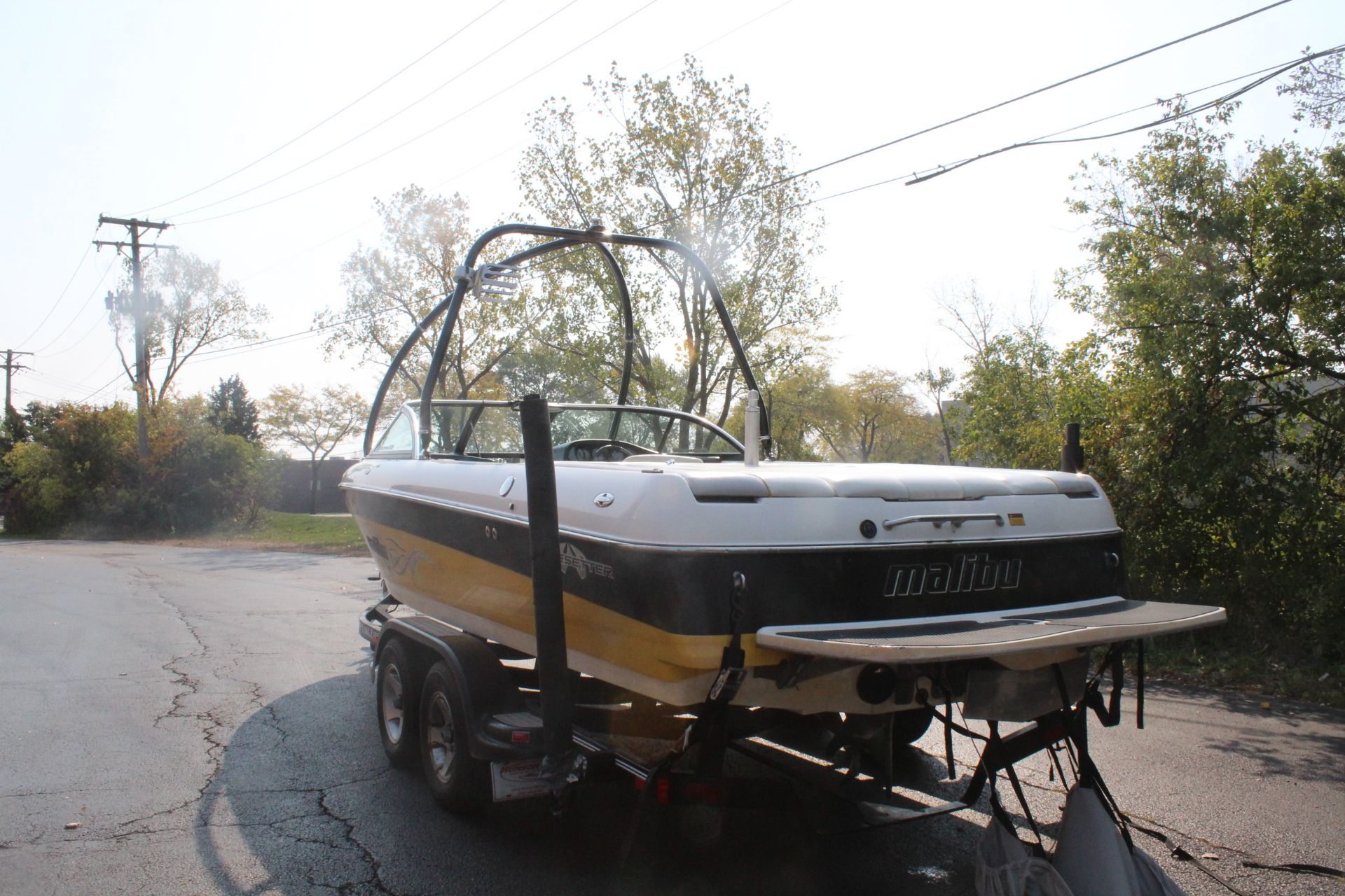 2003 MALIBU WAKESETTER MONSOOON 335, 23FT., HULL IDENTIFICATION MB2S1023J203, WITH 2002 EAGLE TRAIL - Image 5 of 12