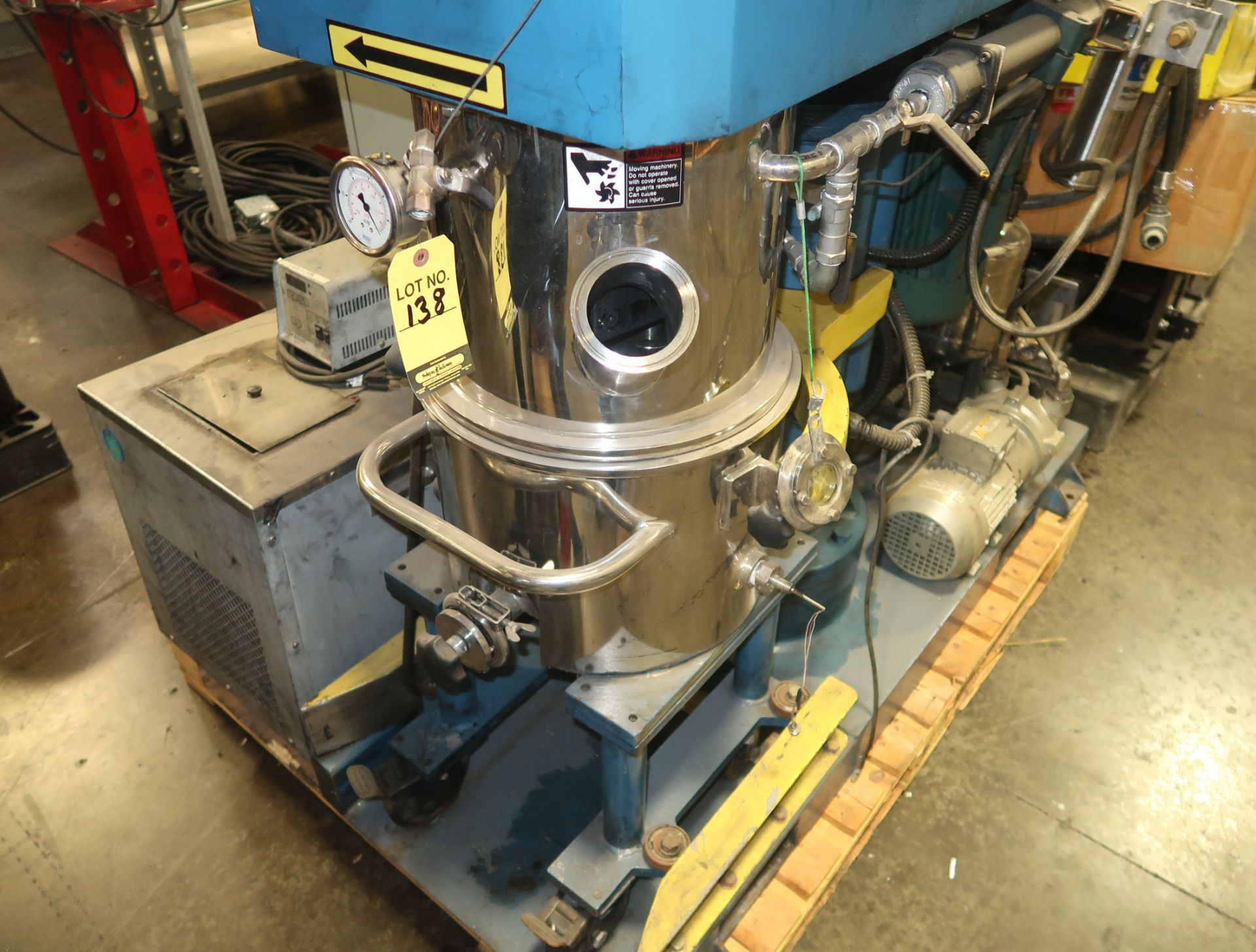 2012 JAYGO MDL. TDPMD-10 HIGH SHEAR PLANETARY MIXER, SN. 112005, 208V 3PH - Image 3 of 6