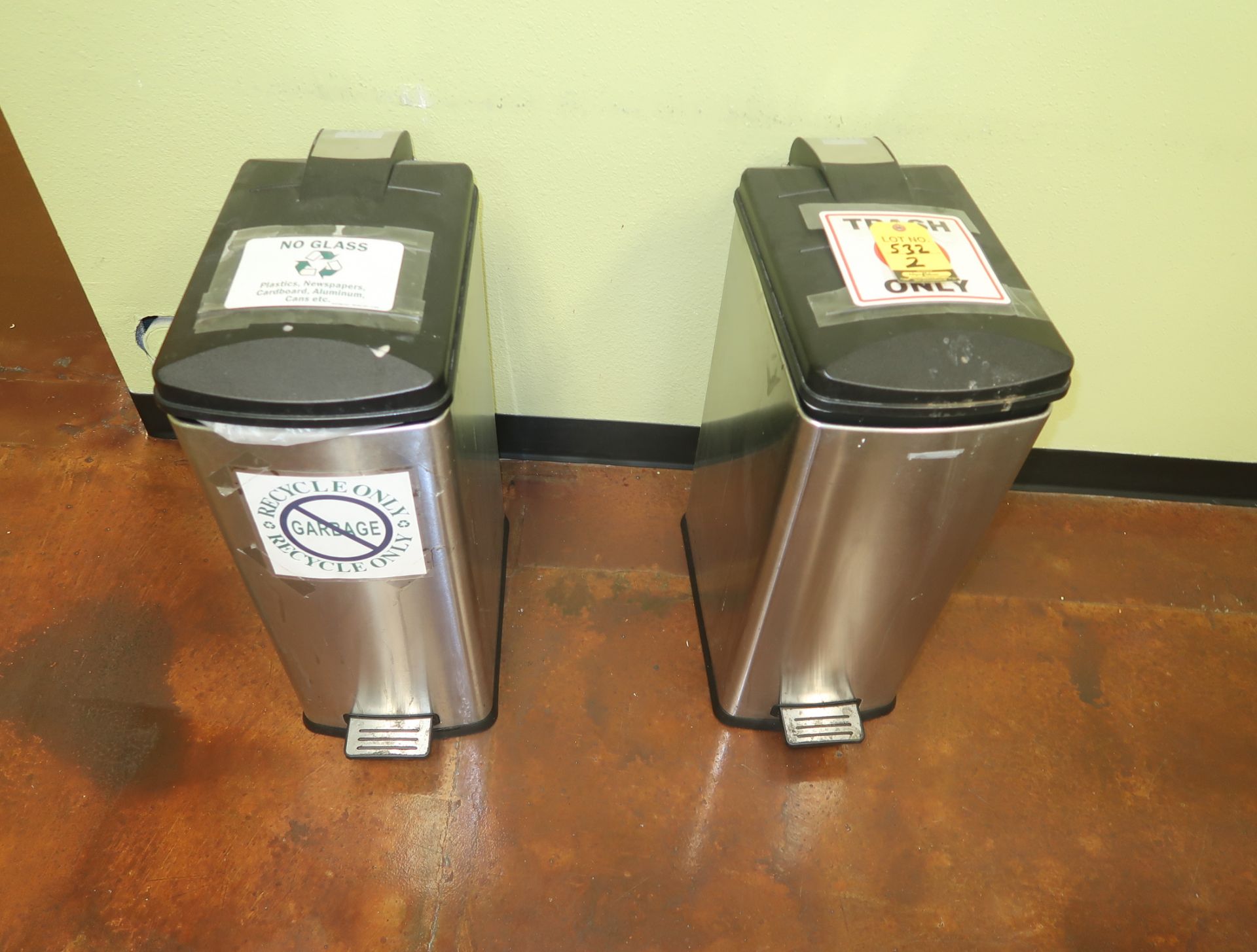 FOOT OPERATED WASTE CANS