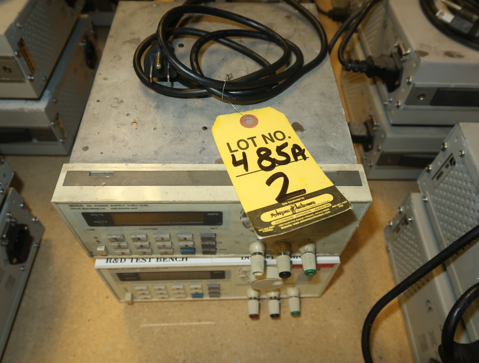 CIRCUIT SPECIALISTS DC POWER SUPPLY MDL. 3645A, 3644A