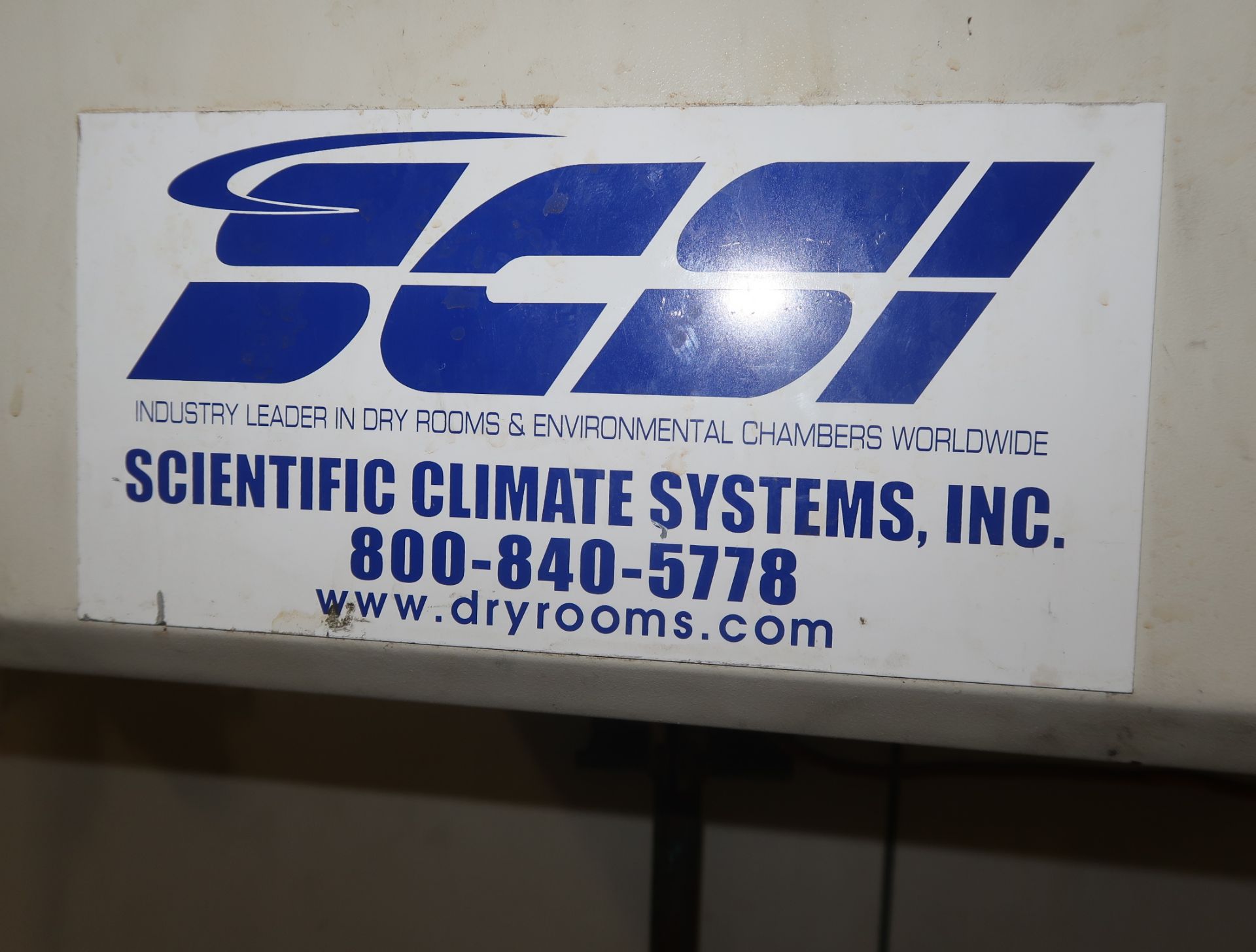 SCSI ENVIRONMENTAL CHAMBER MDL. 1015 SN. 7973866 (ROOF MOUNTED CONDENSOR/ETC) - Image 5 of 5