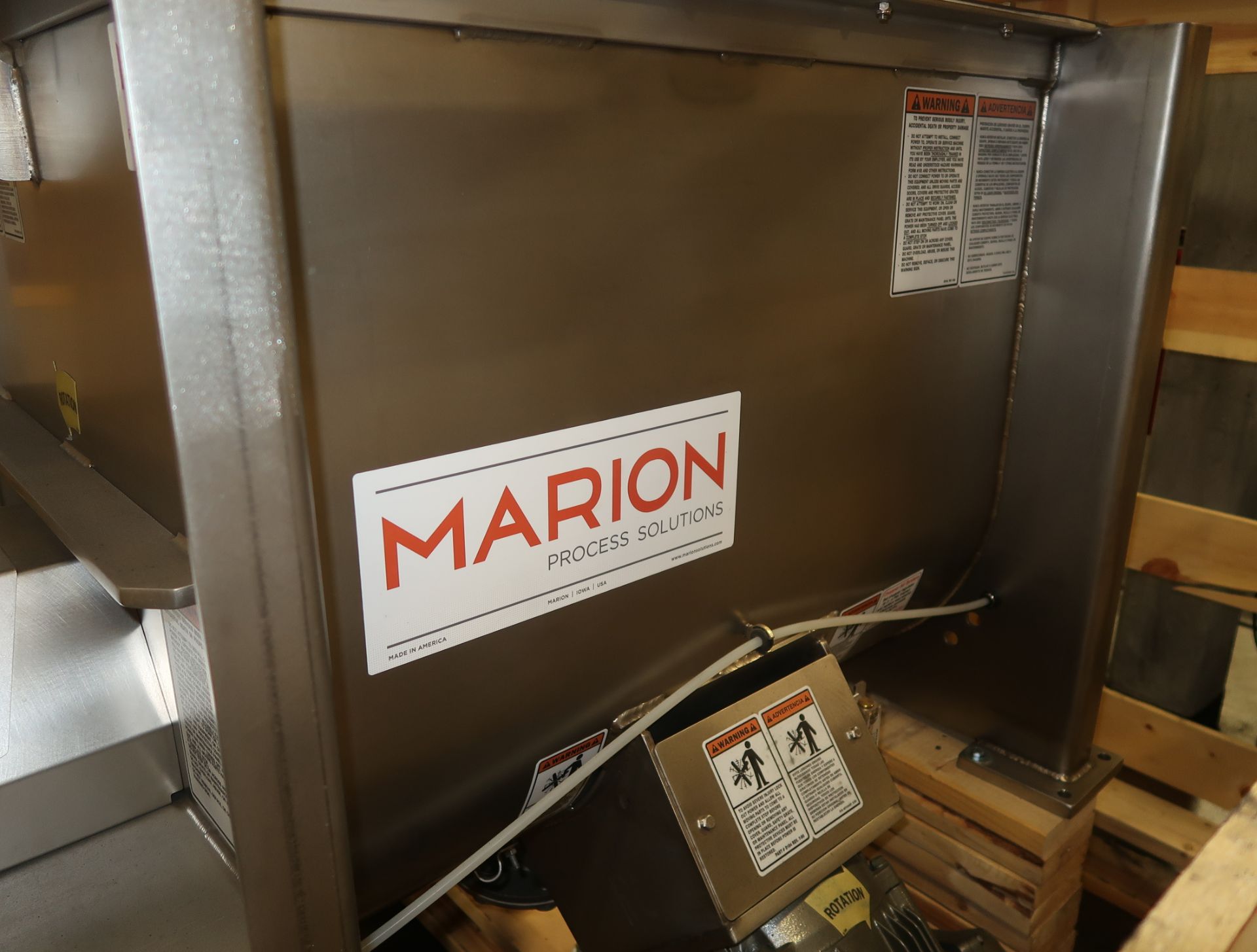 MARION 10 CUBIC FOOT MIXER, NEW IN CRATE 230V/460V 3PH - Image 12 of 22