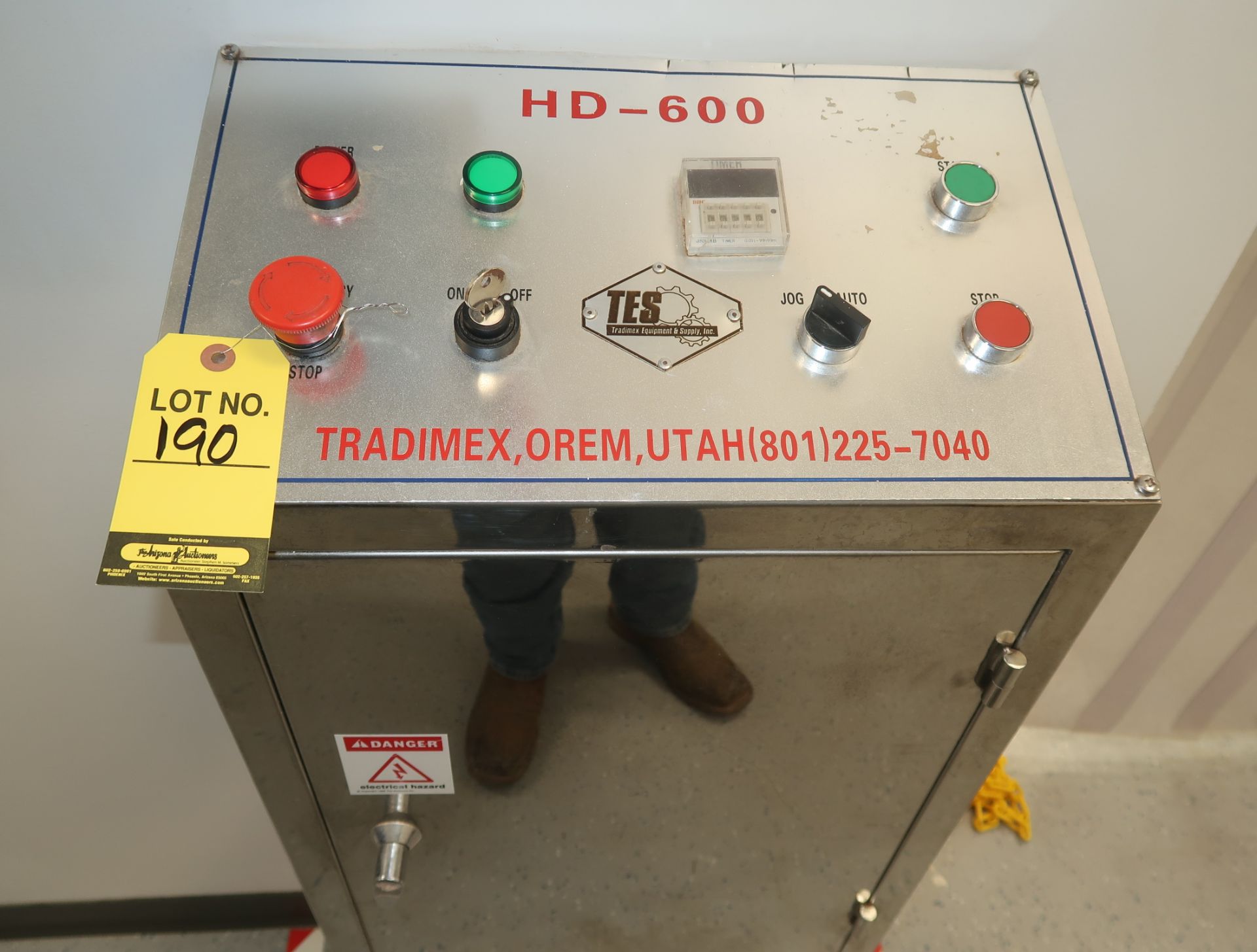 TES HD-600A MULTI DIRECTIONAL, HIGH INTENSITY MIXER, 600L CAPACITY - Image 4 of 4