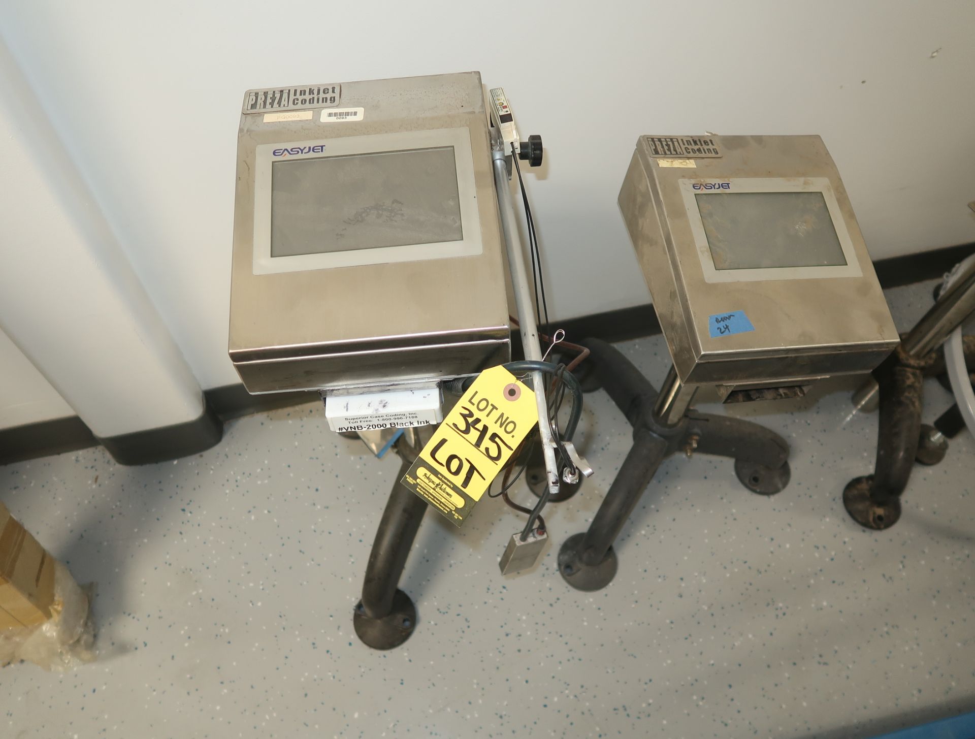 LOT PREZA INKJET CODING MACHINES AND PARTS