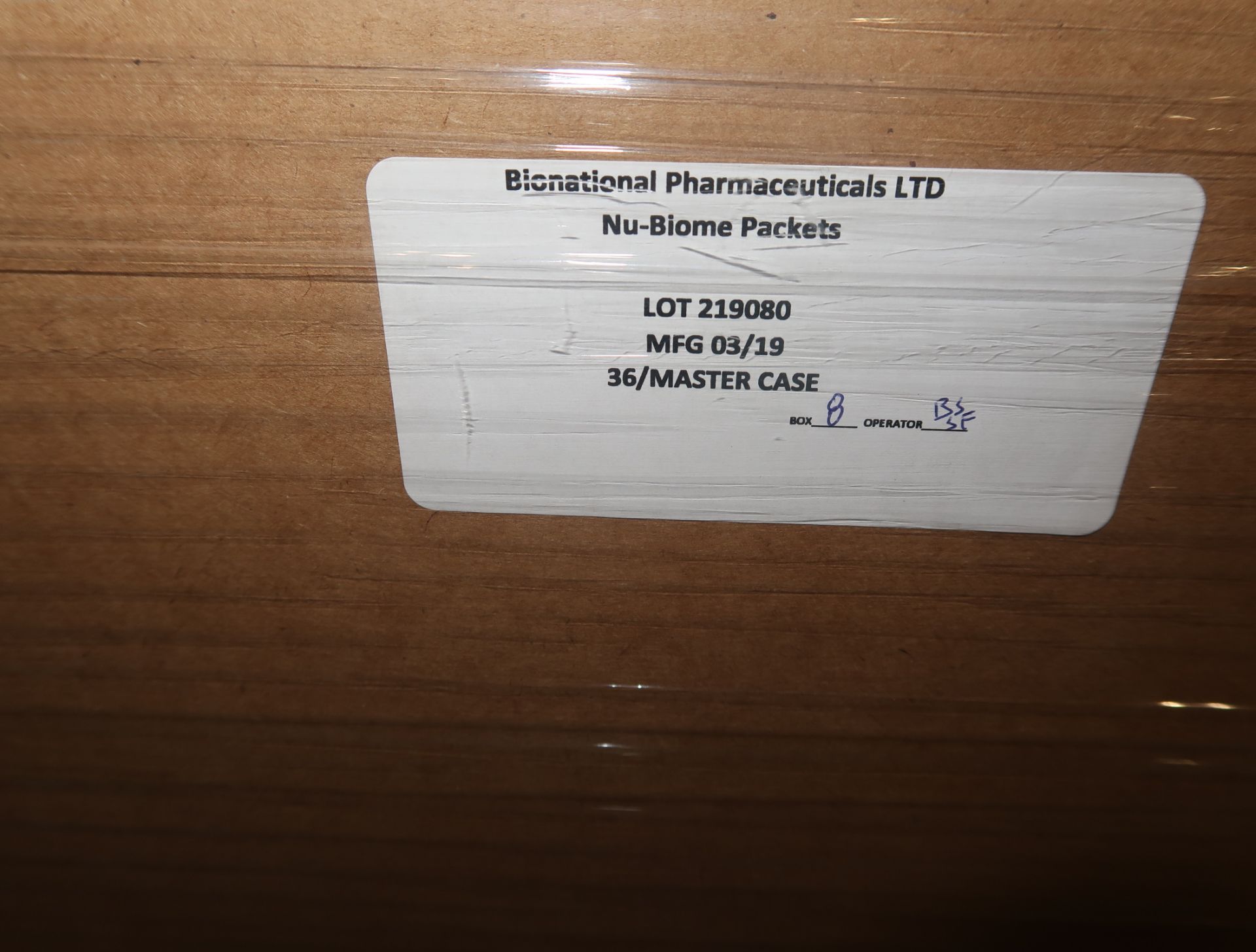 LOT BIONATIONAL PHARMACEUTICALS, NU-BLOME PACKETS, (18) CASES - Image 2 of 2