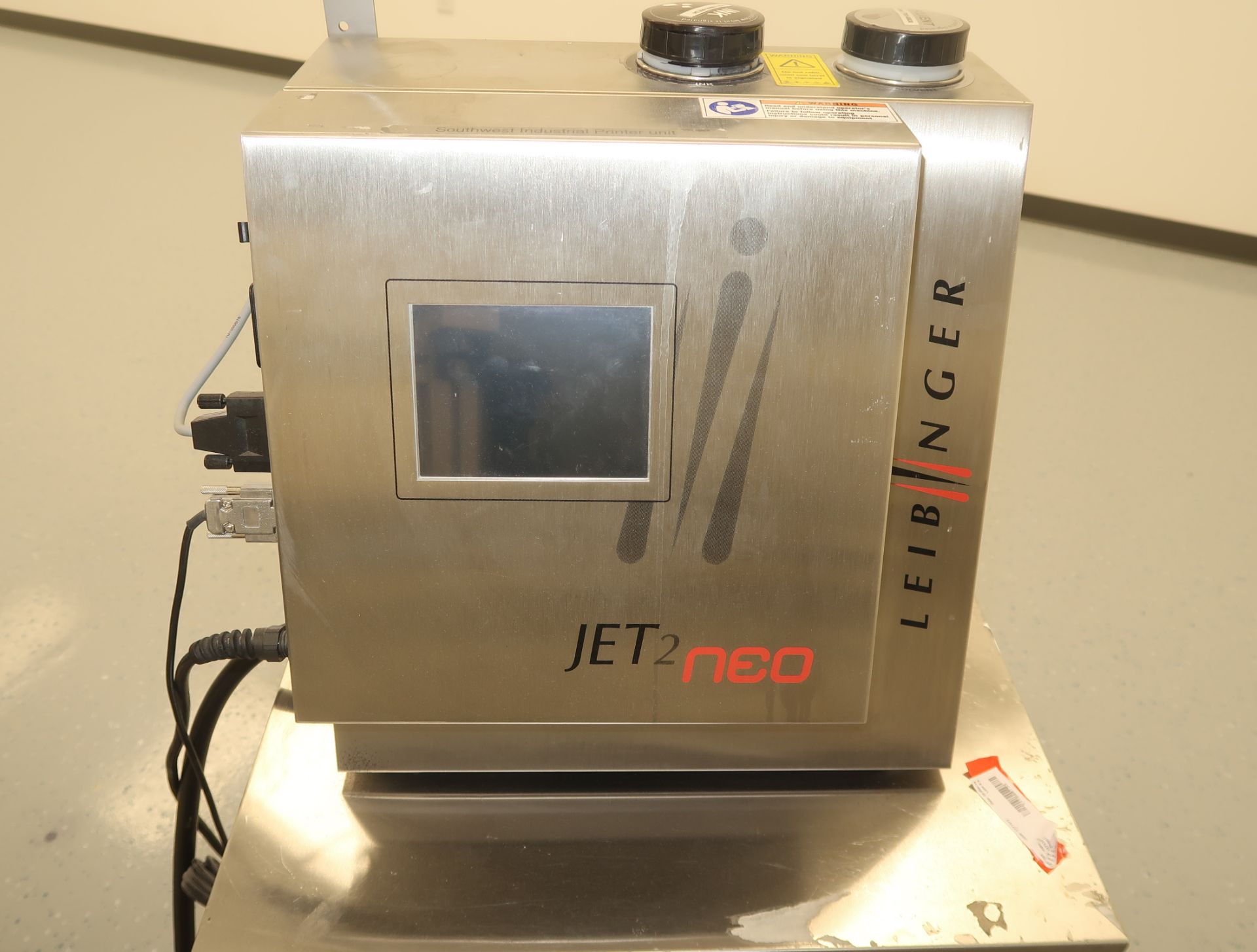 LEIBINGER JET2 neo INK JET PRINTER & SUPPLIES, SN. LJ-405032 - Image 2 of 3