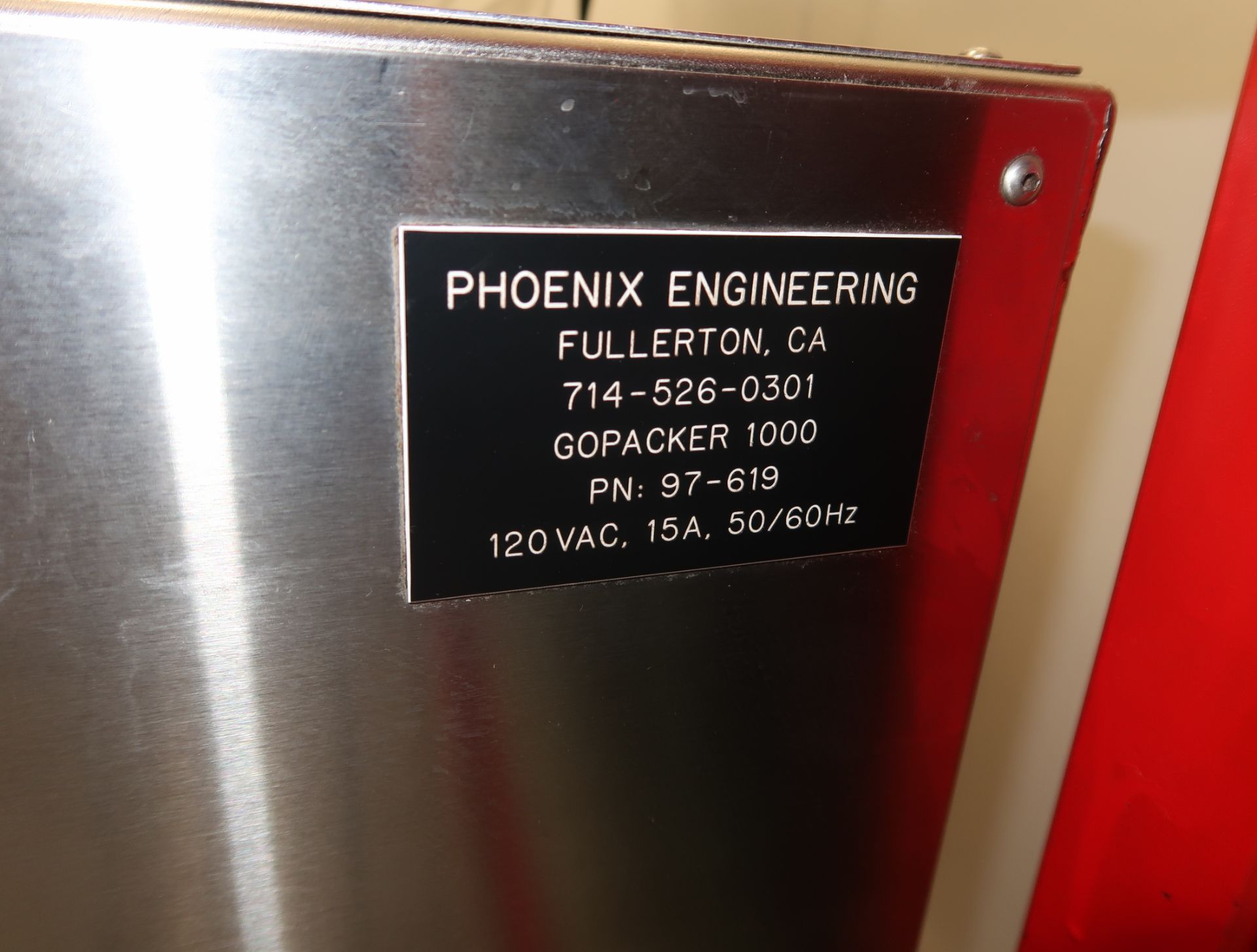 PHOENIX ENGINEERING GOPACKER 1000 W/ ASST. TOOLING PN. 97-619 - Image 2 of 3