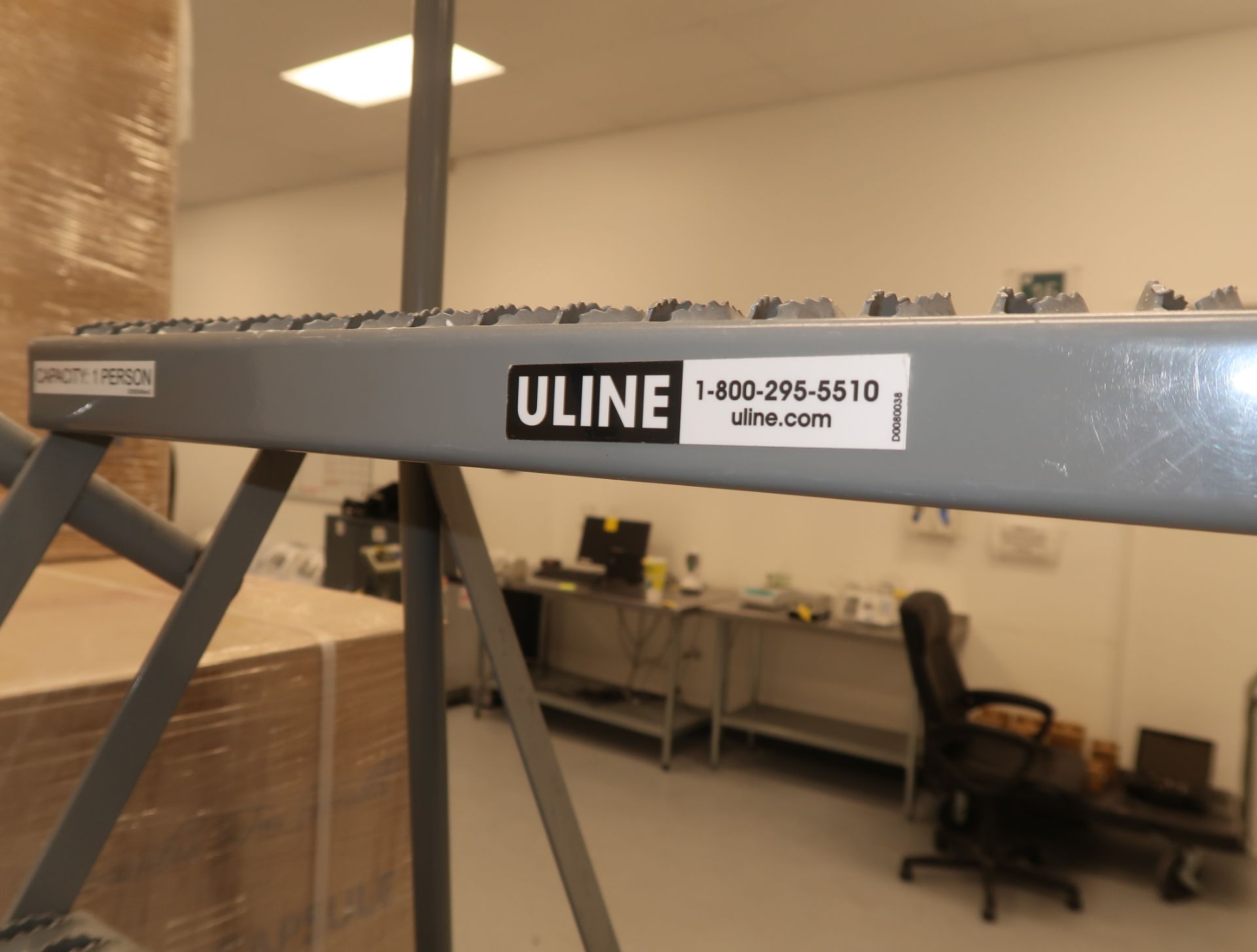 ULINE 7-STEP ROLLING PLATFORM STAIRS - Image 2 of 2