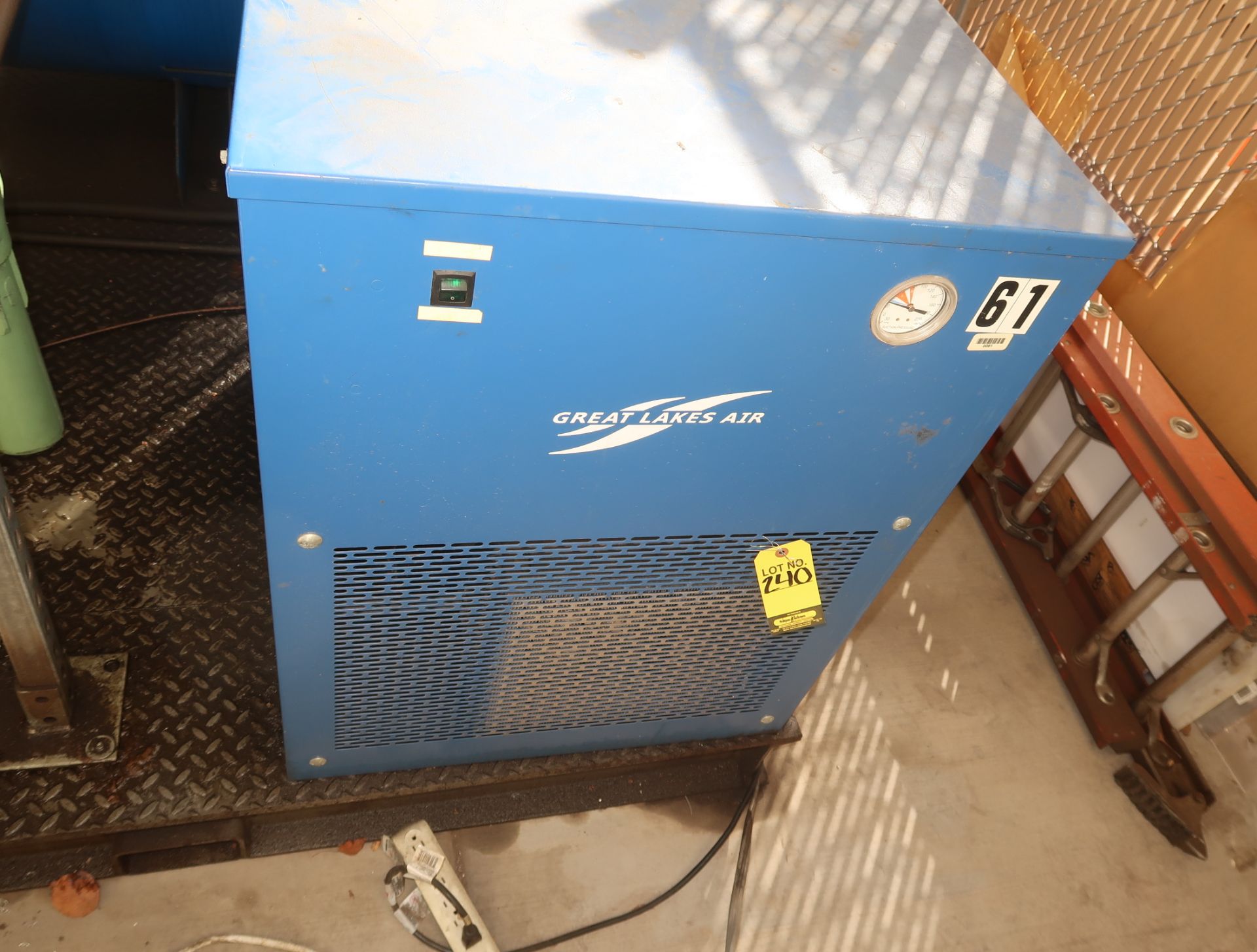 GREAT LAKES REFRIGERATED AIR DRYER MDL. GRF-150A116, 120V SN. 45154