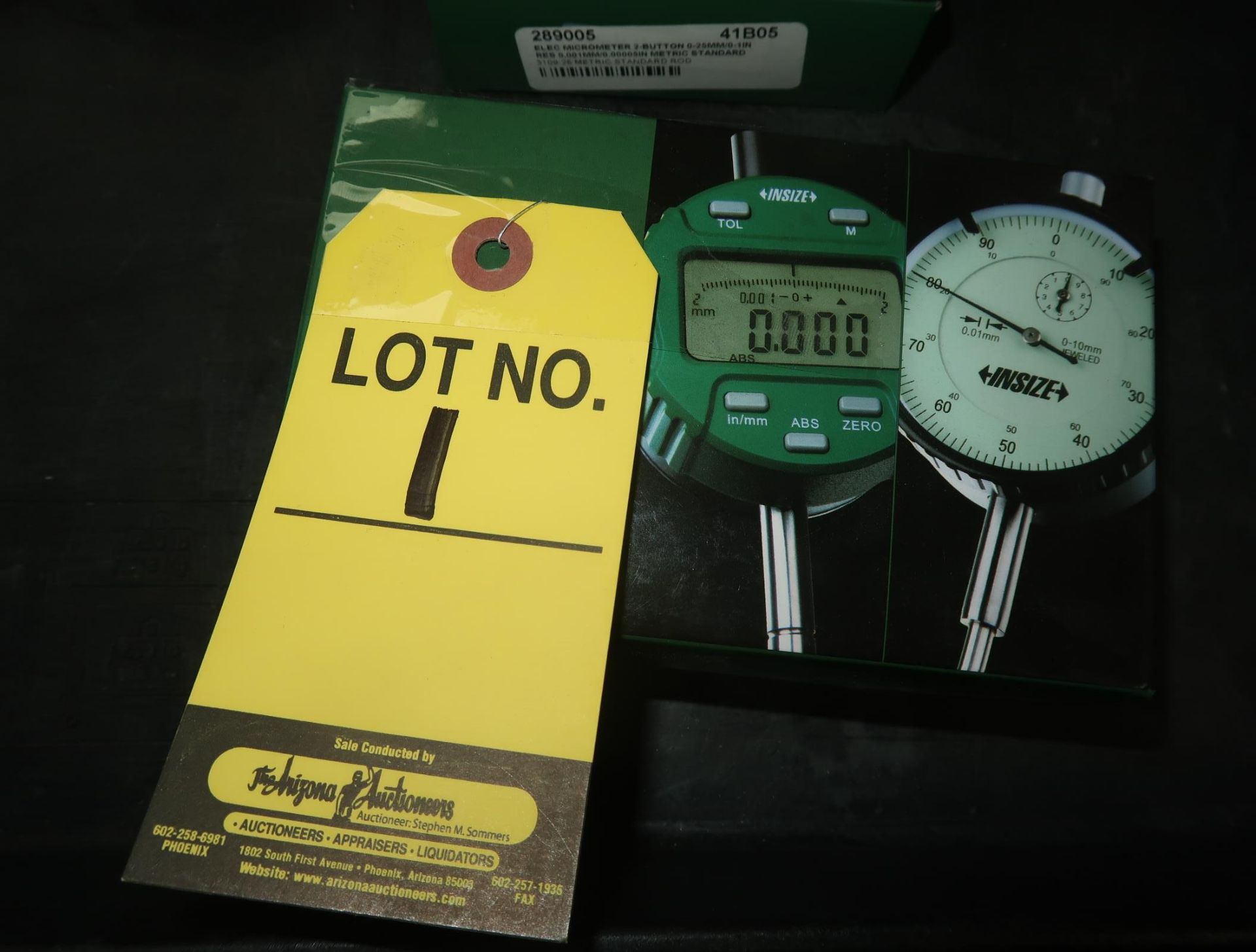 INSIZE INCH PRECISION DIAL INDICATOR 0-05X0.0001"