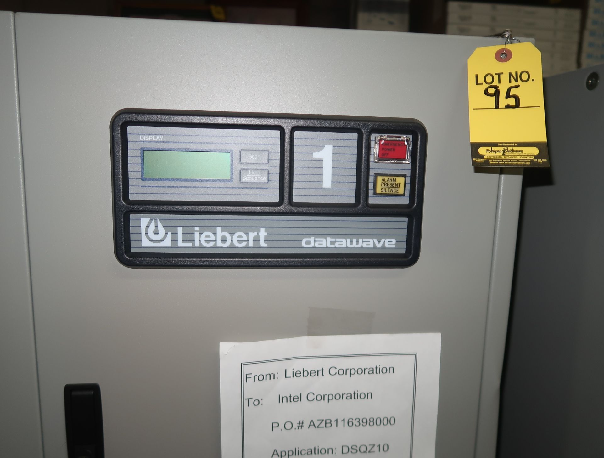 LIEBERT DATAWAVE MDL. CAC030 MAGNETIC SYNTHESIZER SN. 420615-1 - Image 2 of 5