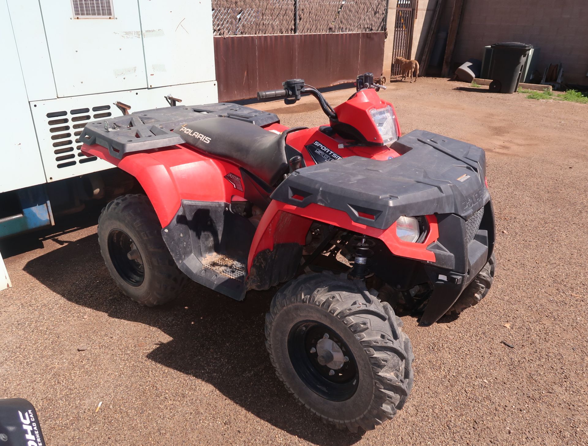 2012 POLARIS SPORTSMAN 500 H.O. QUAD, VIN. 4XAMH50A3CA367271, 2310 MILES (BANKRUPTCY ASSET, NO BUYE