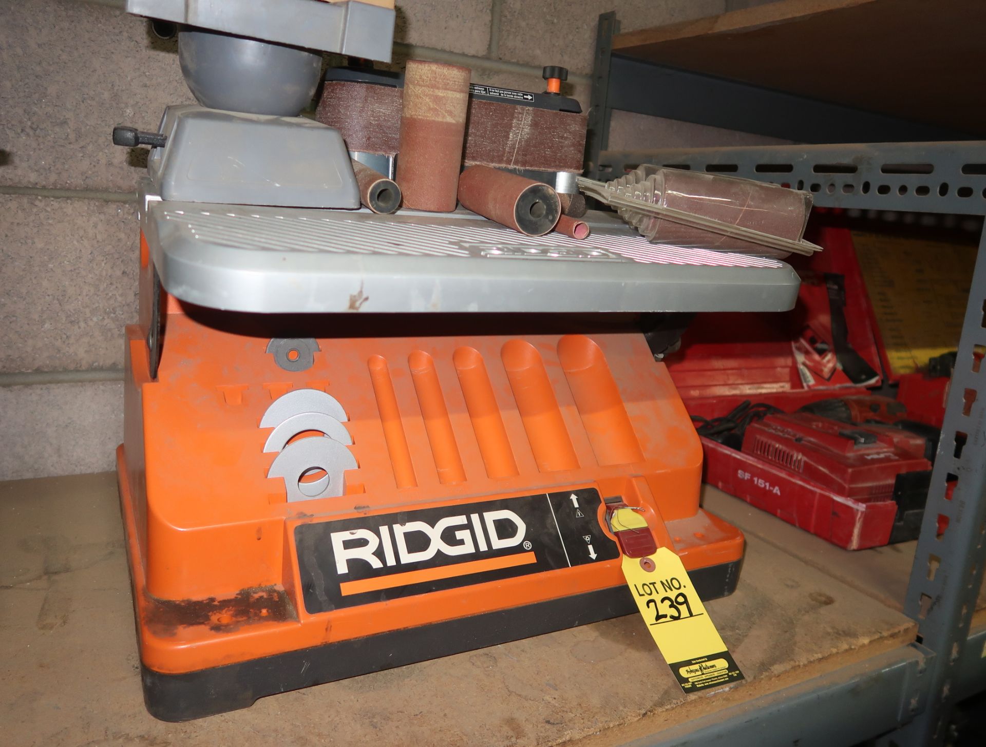 RIDGIG STATIONARY BELT SANDER