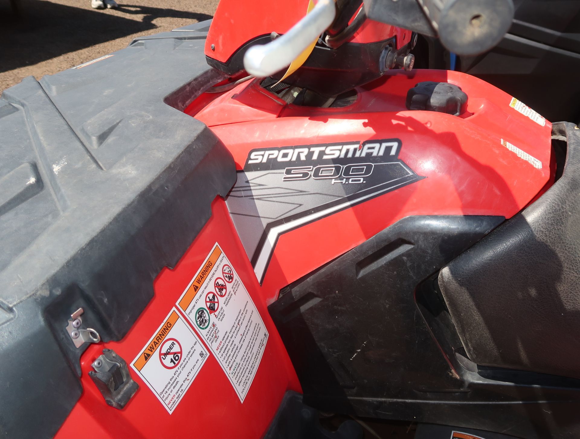 2012 POLARIS SPORTSMAN 500 H.O. QUAD, VIN. 4XAMH50A3CA367271, 2310 MILES (BANKRUPTCY ASSET, NO BUYE - Image 3 of 5