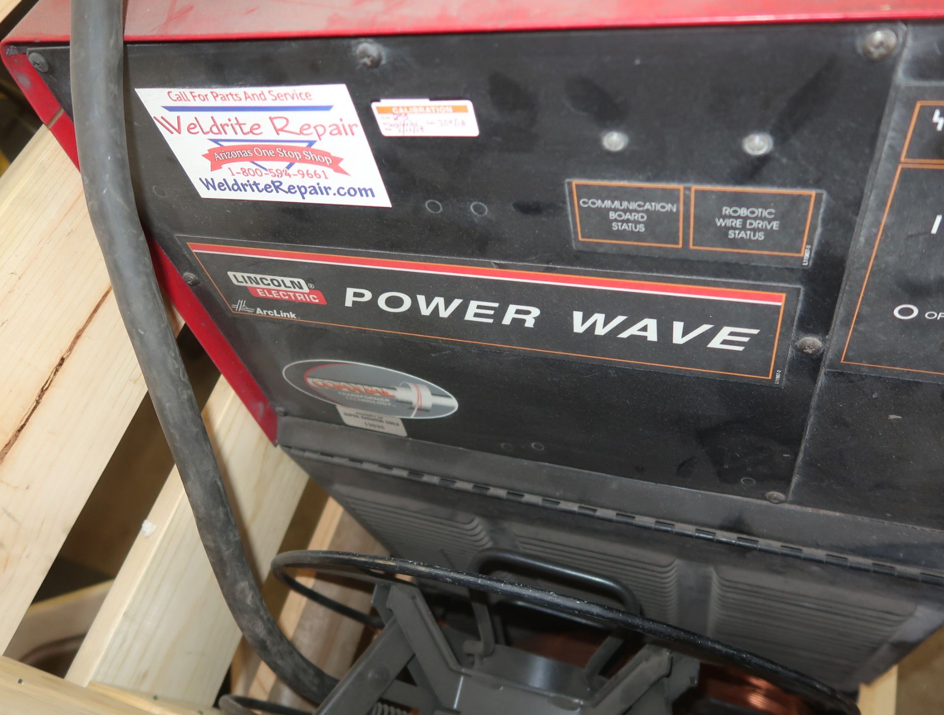 LINCOLN ELECTRIC SUB-ARC WELDER, LINCOLN POWER WAVE 1000 AC/DC WELDER, W/POWERFEED, ETC. - Image 7 of 10