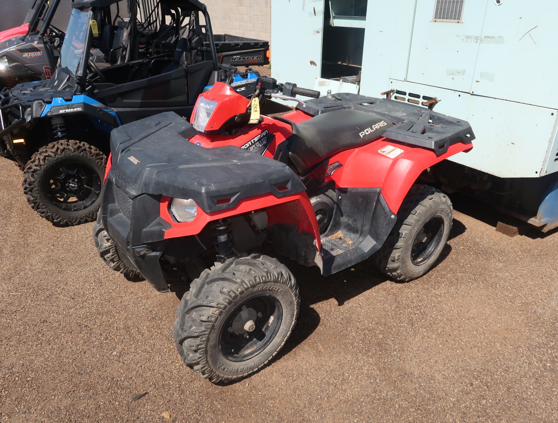 2012 POLARIS SPORTSMAN 500 H.O. QUAD, VIN. 4XAMH50A3CA367271, 2310 MILES (BANKRUPTCY ASSET, NO BUYE - Image 2 of 5