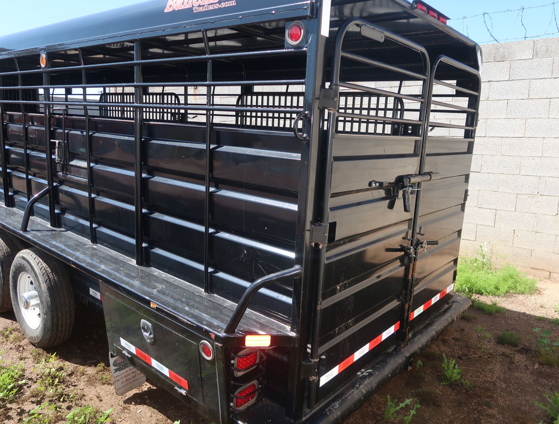 2017 BANENS 26' LIVESTOCK TRAILER, TANDEM AXLE, GOOSENECK, VIN. 3BZGP2629HC003239 (BANKRUPTCY ASSET, - Image 5 of 7