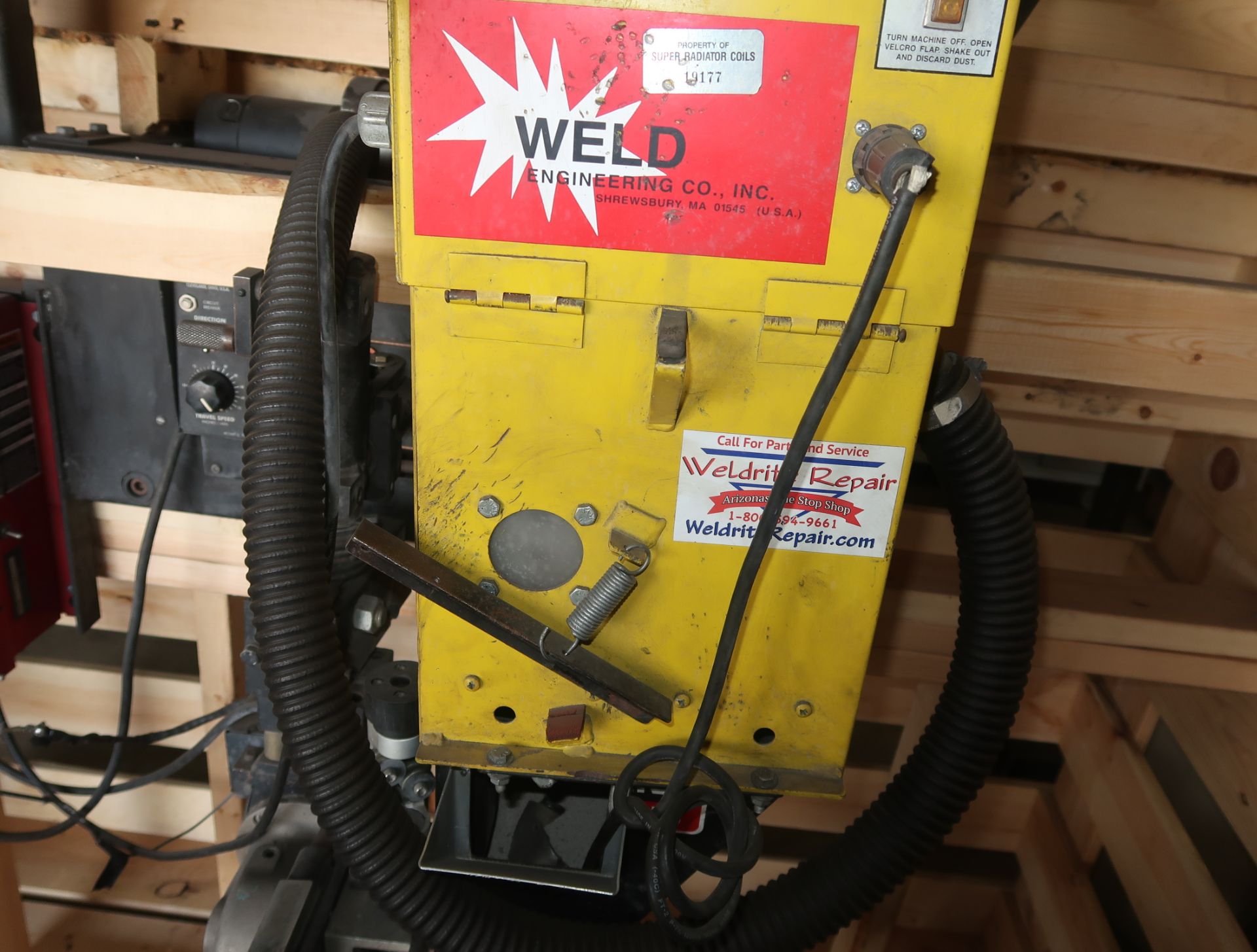 LINCOLN ELECTRIC SUB-ARC WELDER, LINCOLN POWER WAVE 1000 AC/DC WELDER, W/POWERFEED, ETC. - Image 4 of 10