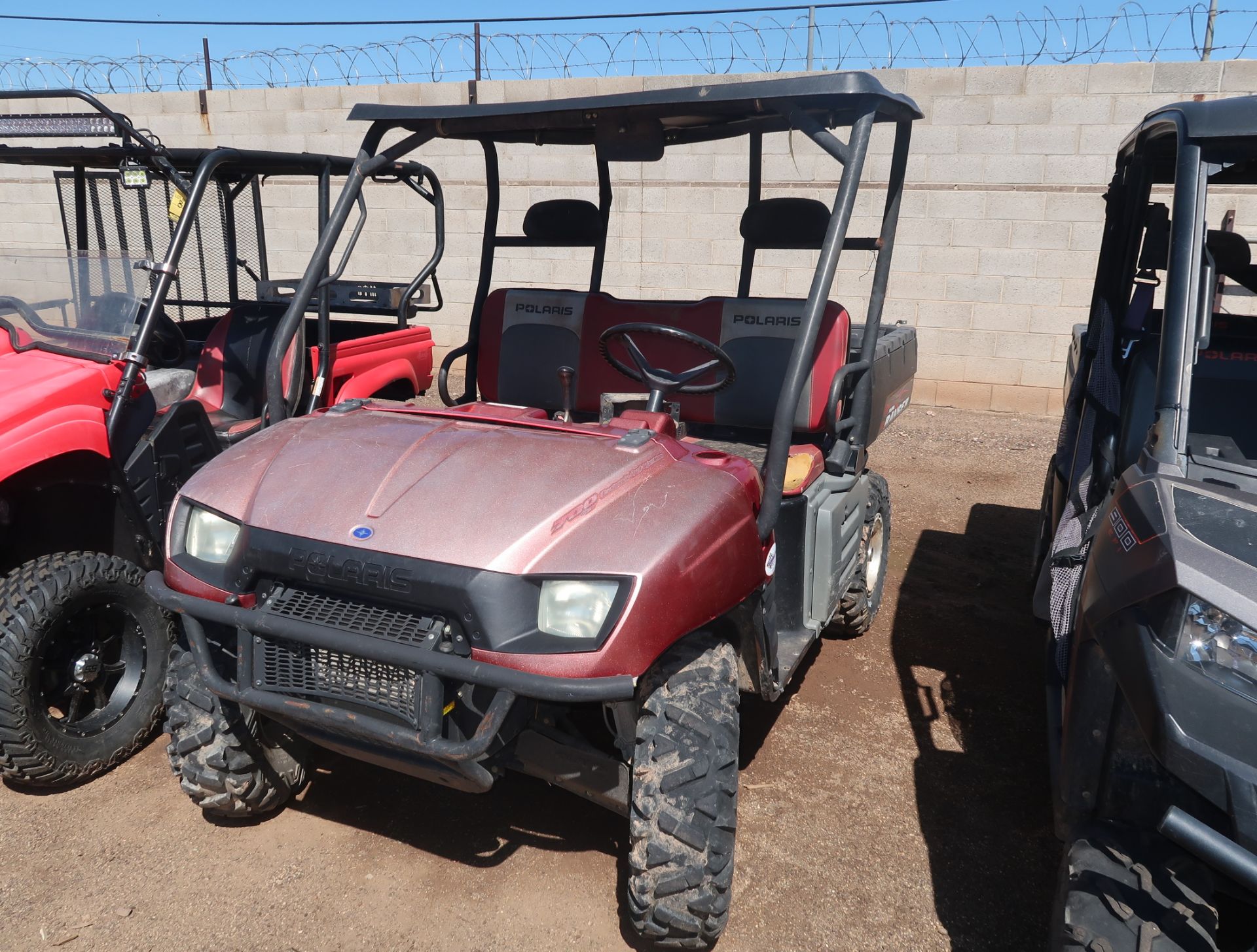 2007 POLARIS RANGER 700 TWIN ELECTRONIC FUEL INJECTION, 2-SEAT UTV, VIN. 4XARH68A874118940, 5427 MIL