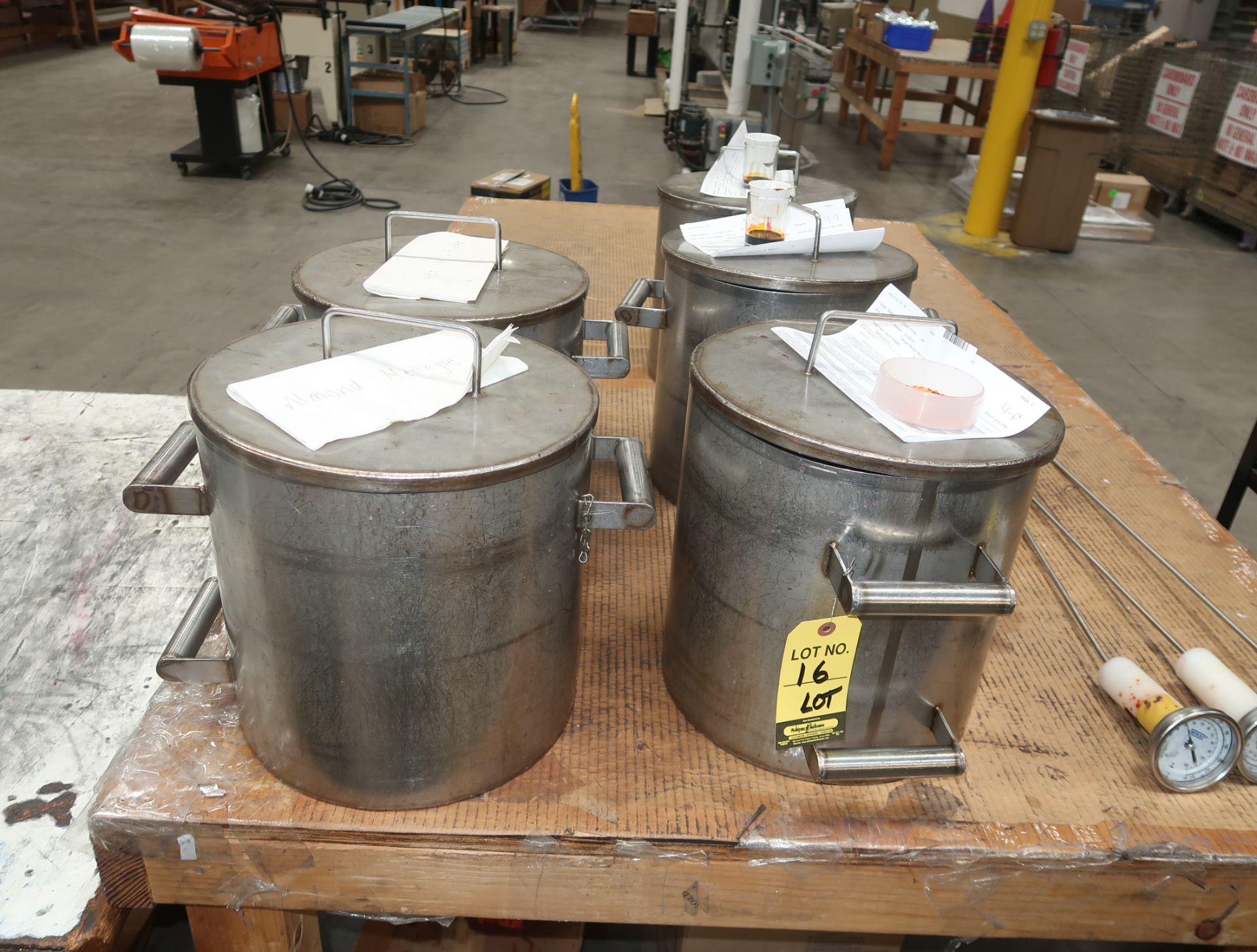 LOT 5-CUSTOM FRAGRANCE CANS, APPROX. 20QT