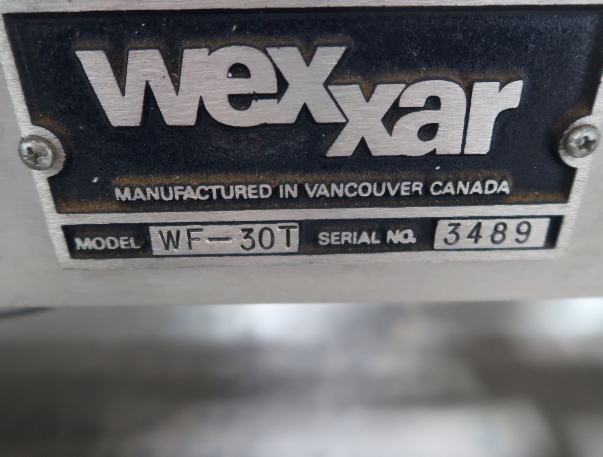 WEXXAR WF30T FULLY AUTOMATIC CASE FORMER/ERECTOR SN. 3489 - Image 5 of 5