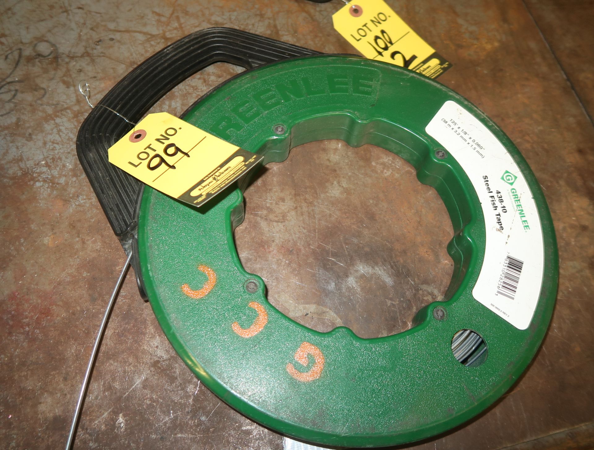 GREENLEE 125' X 1/8" STEEL FISH TAPE