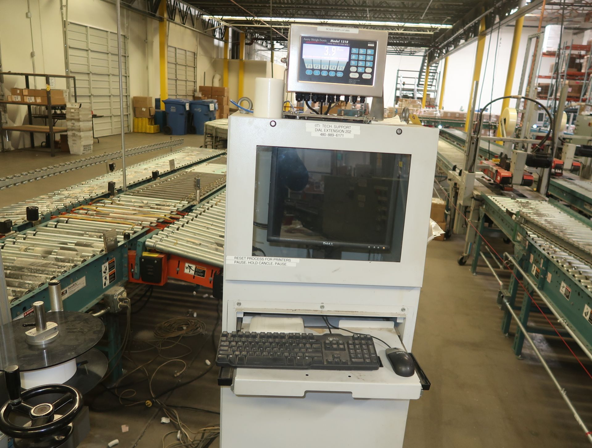 L1F LINE/SHIPPING/LABELING LINE COMPLETE: (2) LABEL-AIRE 3138N TB RH 18" LABEL PRINTER/ - Image 25 of 32