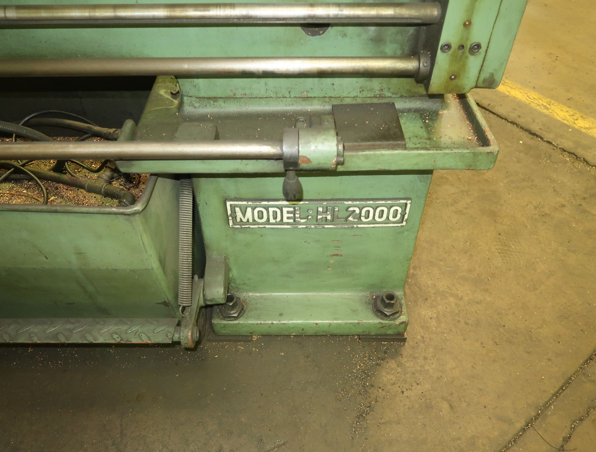 KINGSTON MDL. HL-2000 ENGINE LATHE, 3-JAW CHUCK, 4-WAY TOOL POST, 220V 3PH, SN. 10781125G - Image 3 of 4