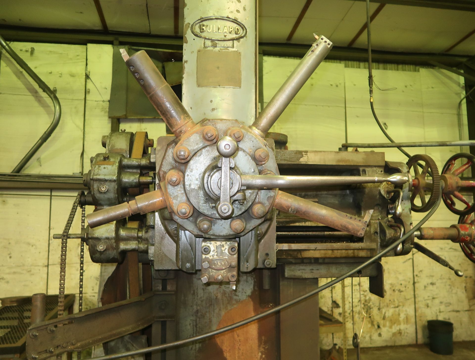 BULLARD VERTICAL TURRET LATHE, 34" TABLE - Image 4 of 5